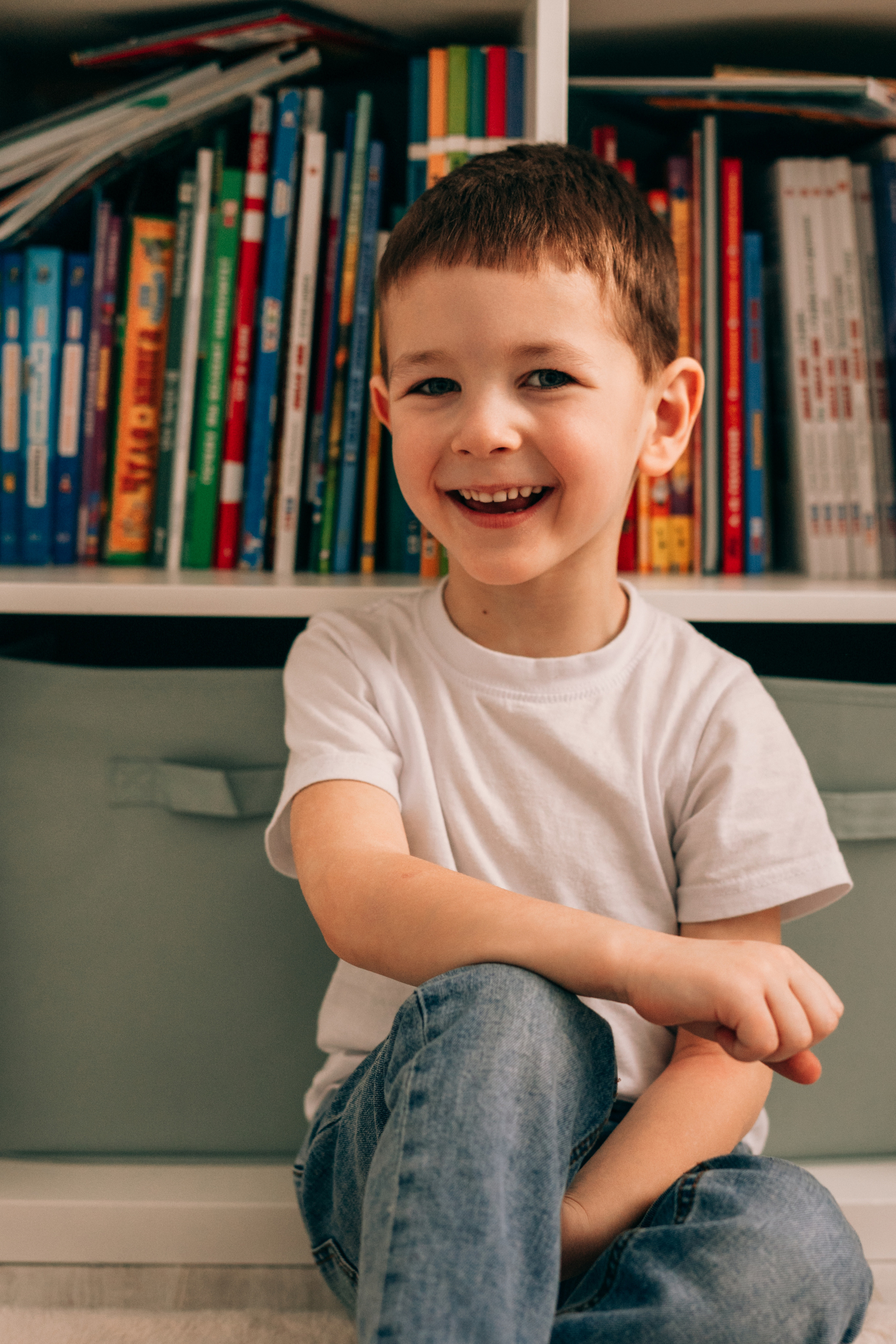 Семейная фотосессия мама, папа, сын и дочь. Семейный фотограф в Москве Ирина Жур