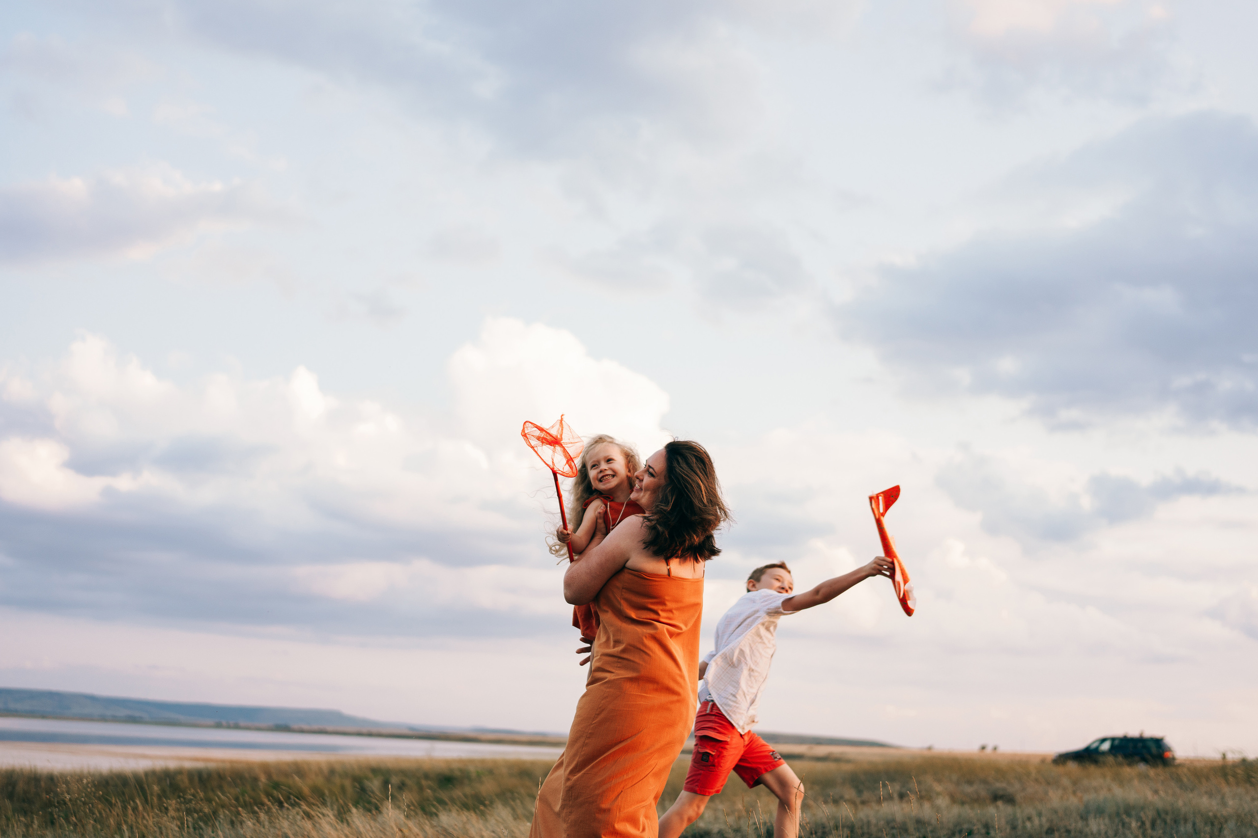 Семейная фотосессия на природе. Семейный фотограф в Москве Ирина Жур