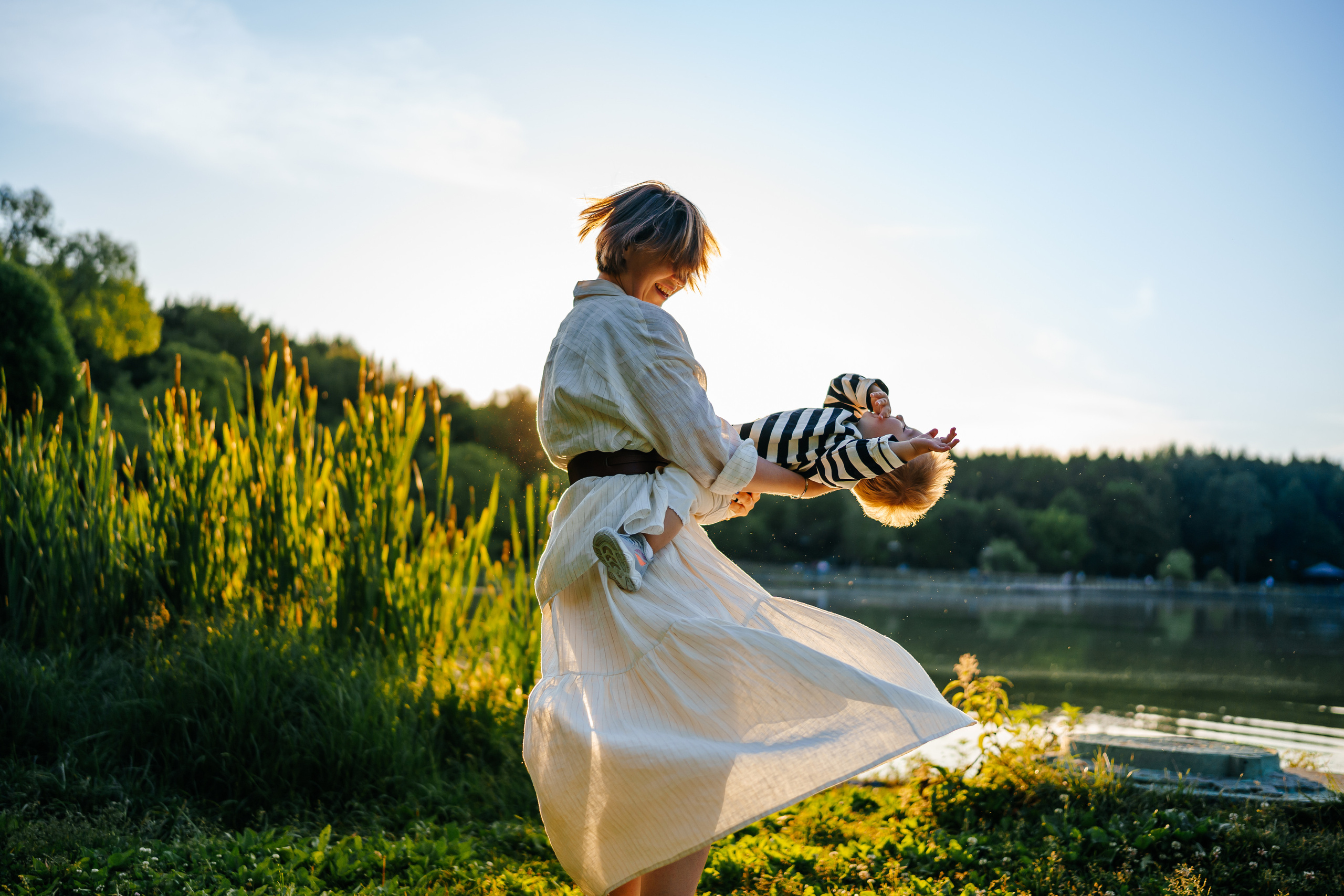 идеи для семейной фотосессии в парке 