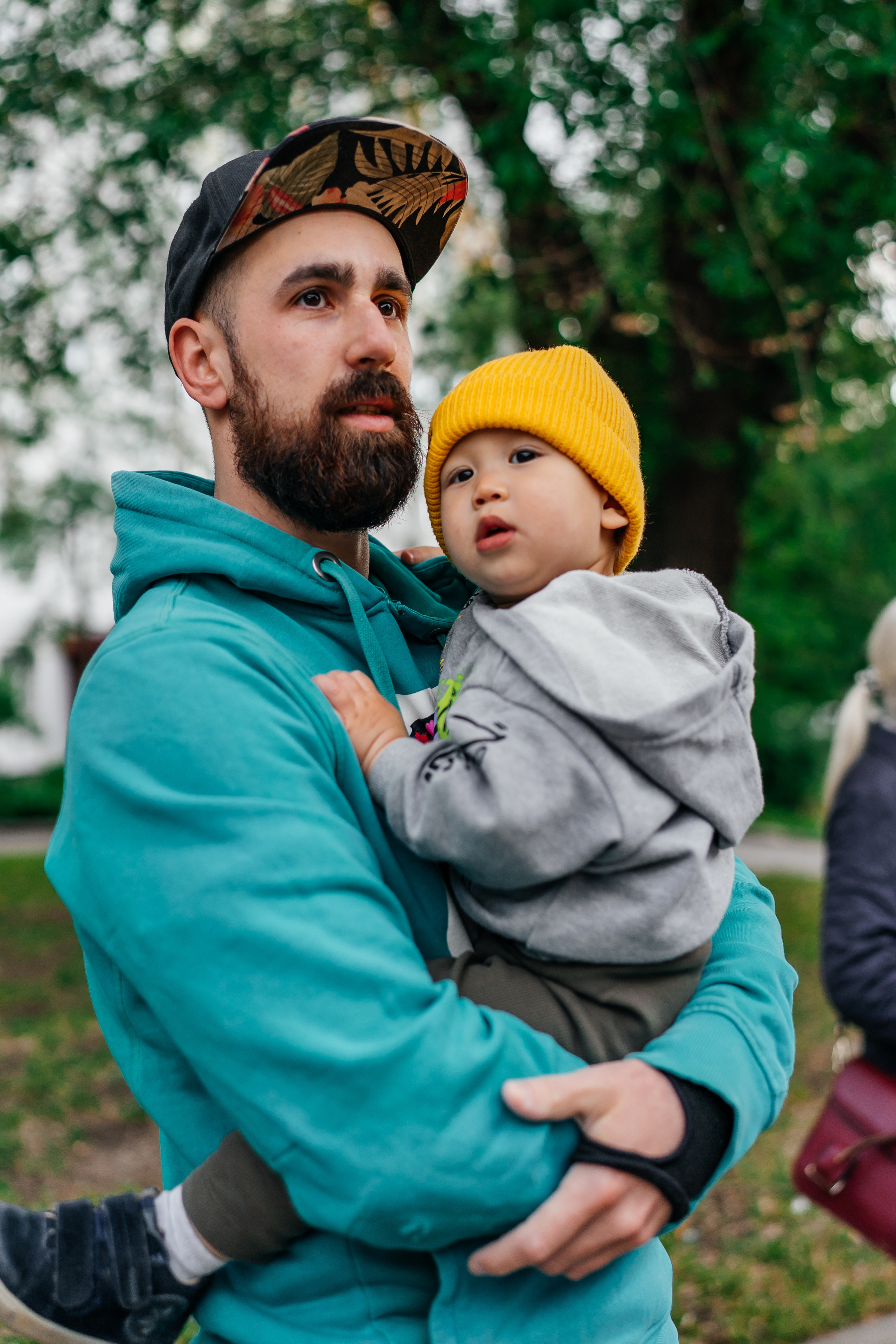семейная съемка папа и сын 