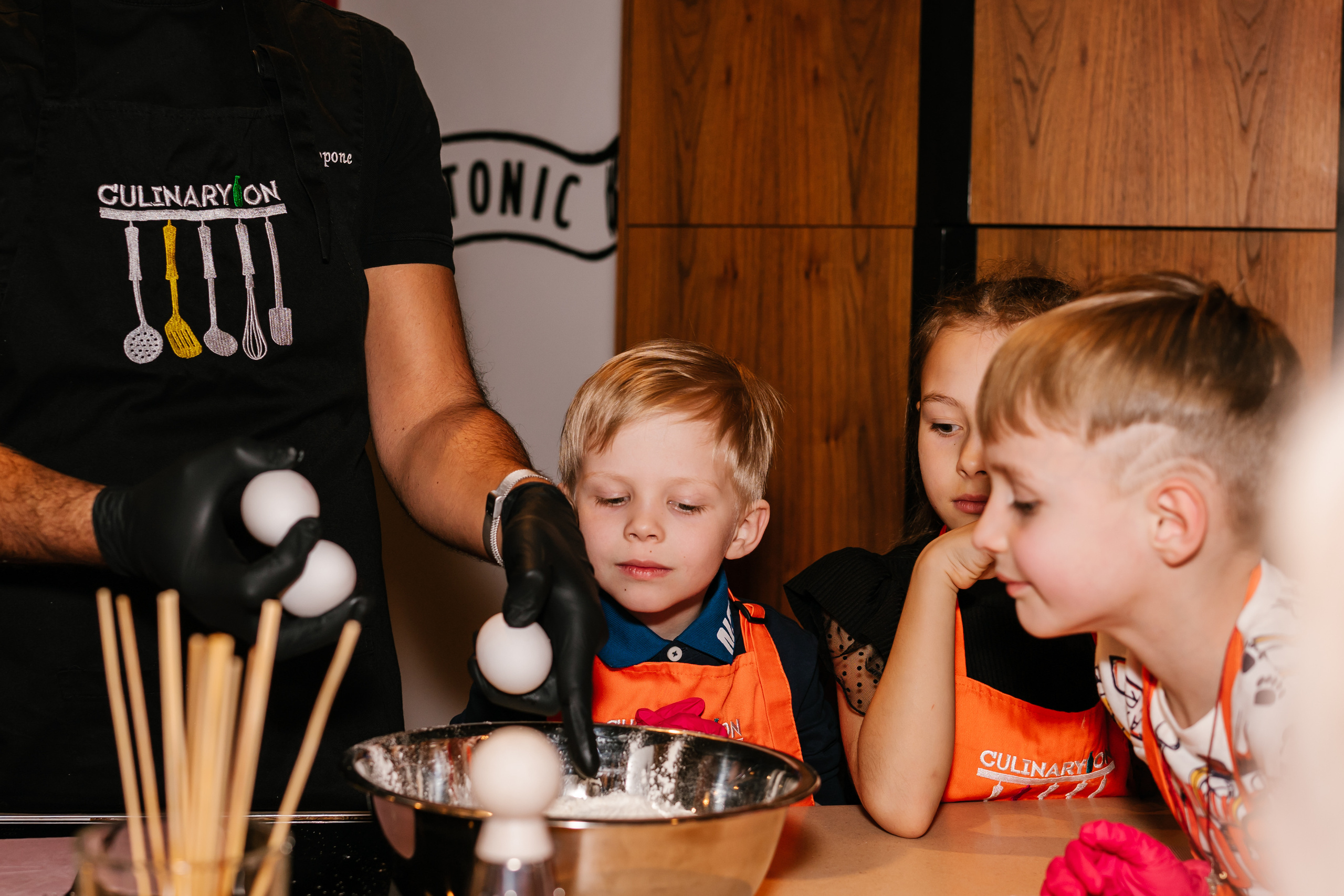 Съемка детского праздника в кулинарной студии «Кулинариум». Семейный фотограф в Москве Ирина Жур