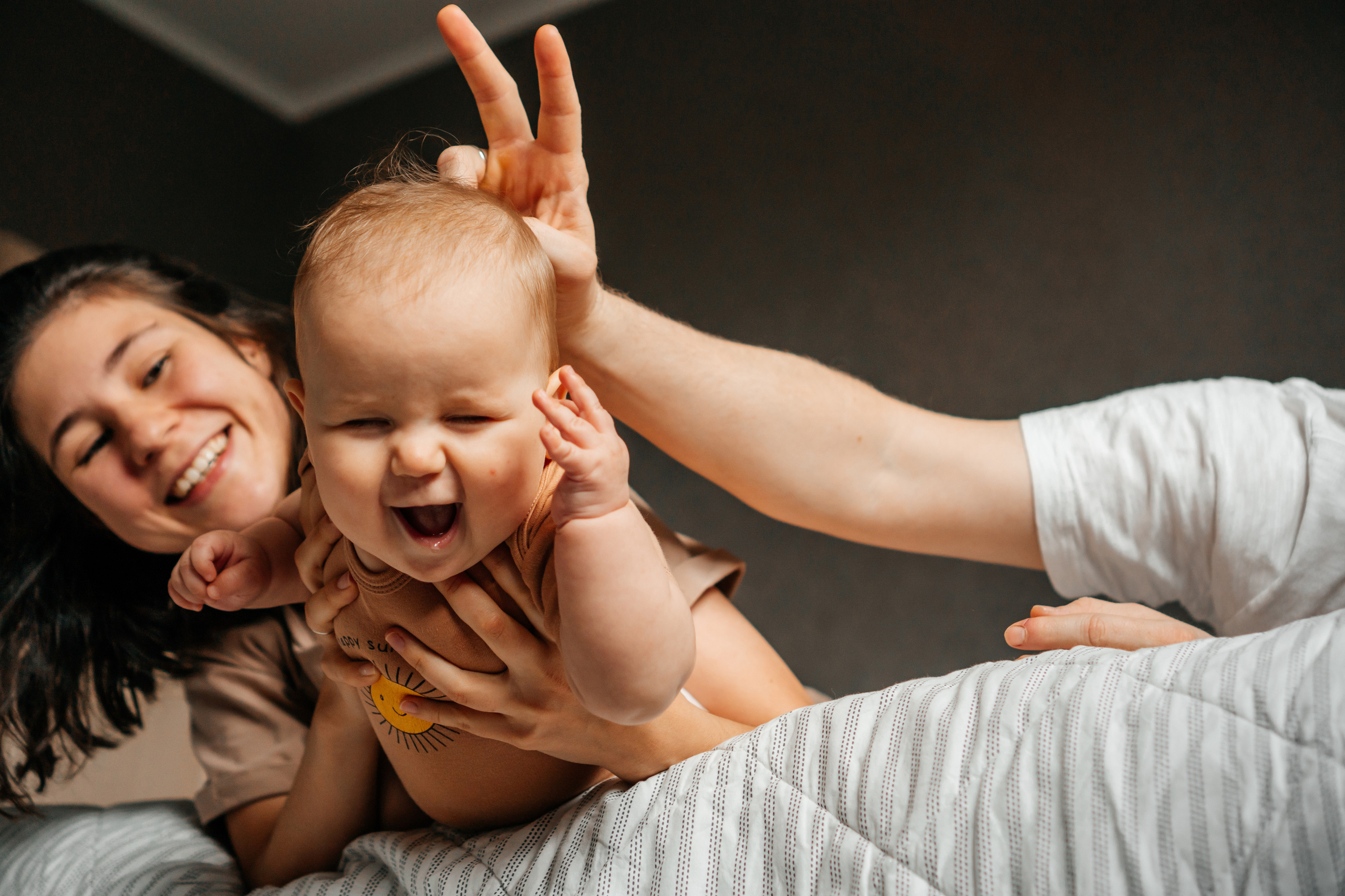 домашняя фотосессия новорожденного ребенка