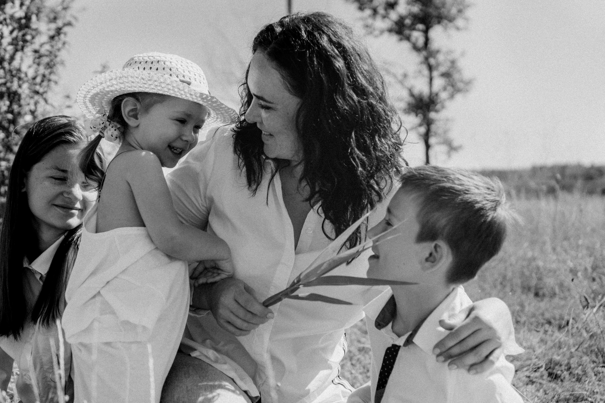 семейная фотосессия в поле