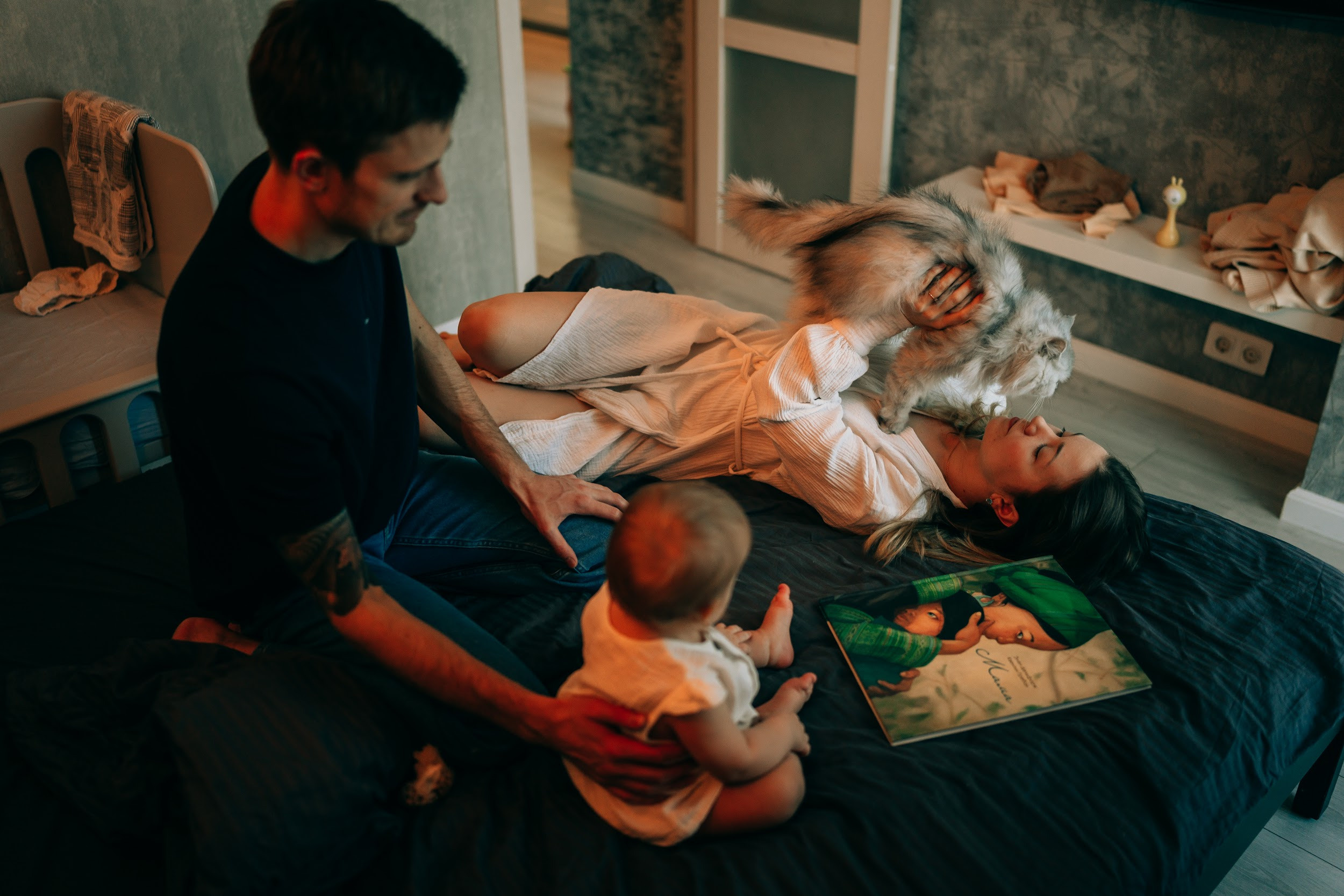 Семейная фотосессия с маленьким ребенком. Семейный фотограф в Москве Ирина Жур