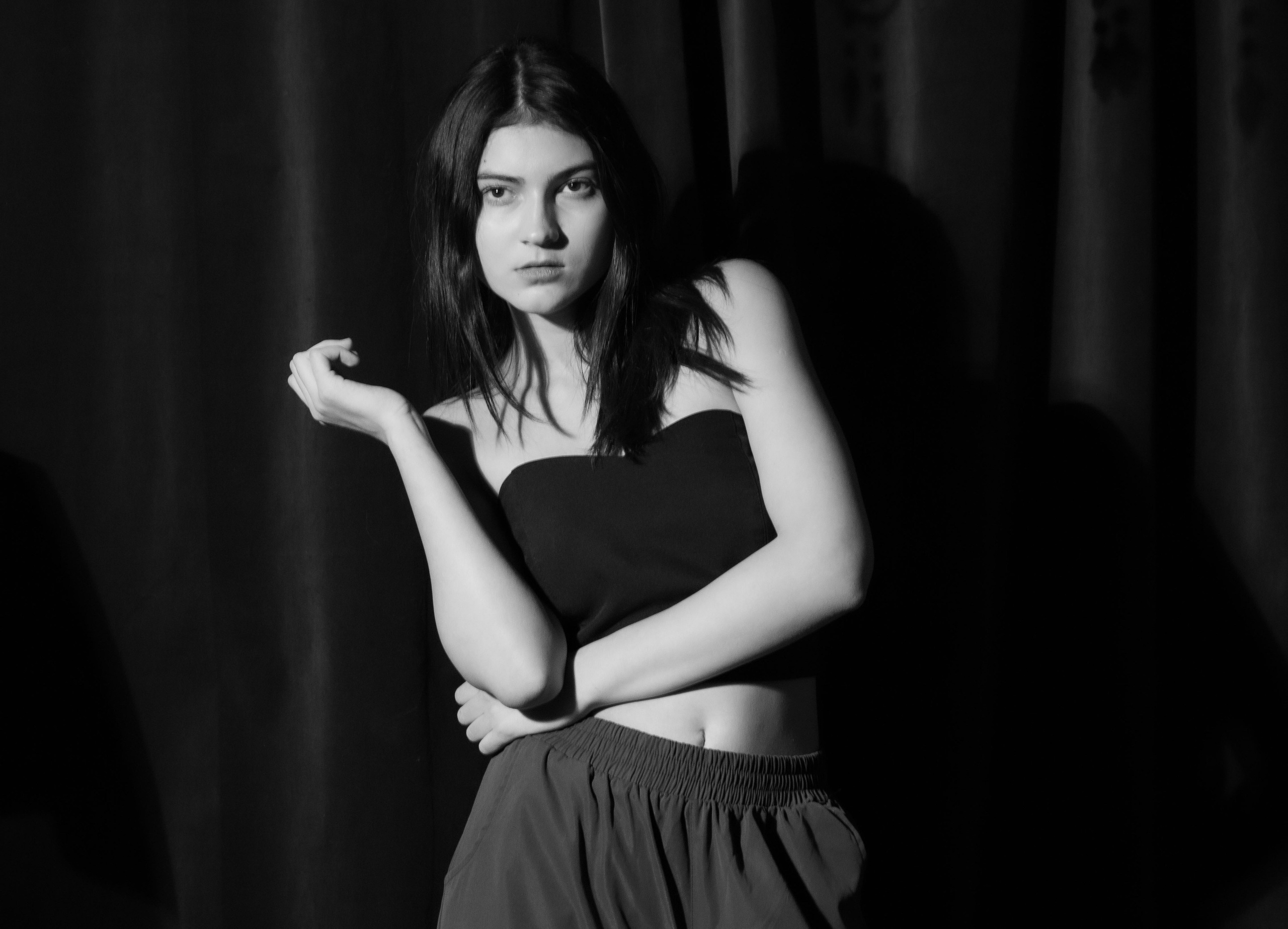 Алина в студии «Камера обскура». Фотограф Екатерина Козловская