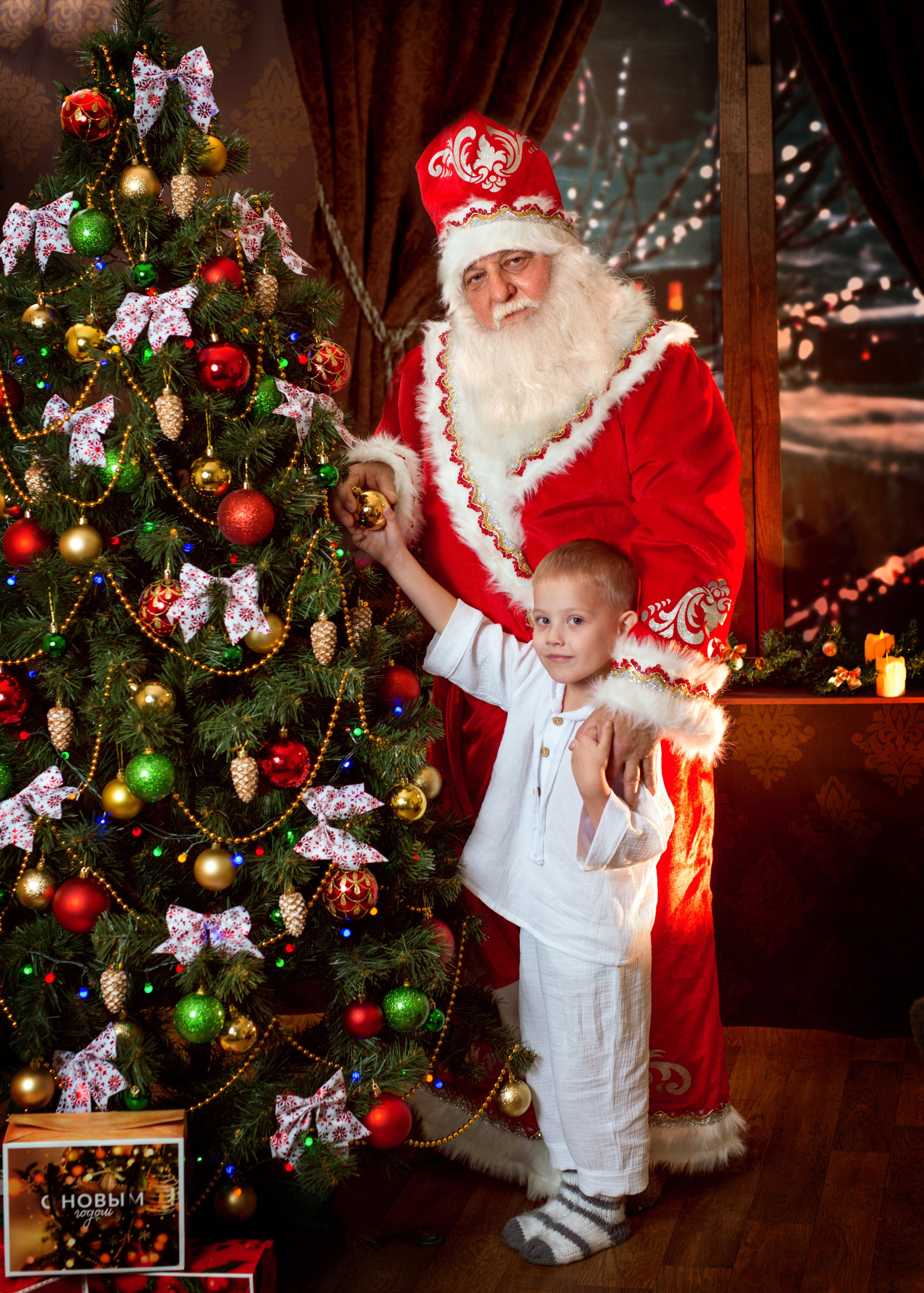 Фотосессия с Дедом Морозом 2022 год. Фотограф в детский сад Елена Колчева Новокузнецк