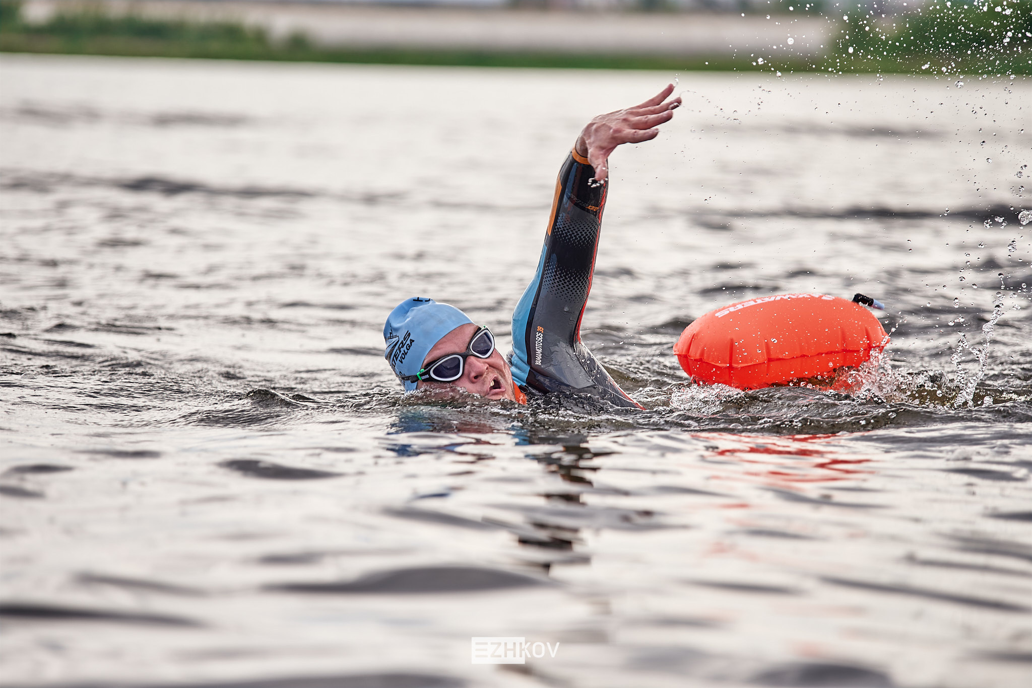 X-waters Volga 2021. Нижний Новгород. 25 июля. Фотограф Алексей Ежков. Заплыв в открытой воде 1, 3 и 5 км.