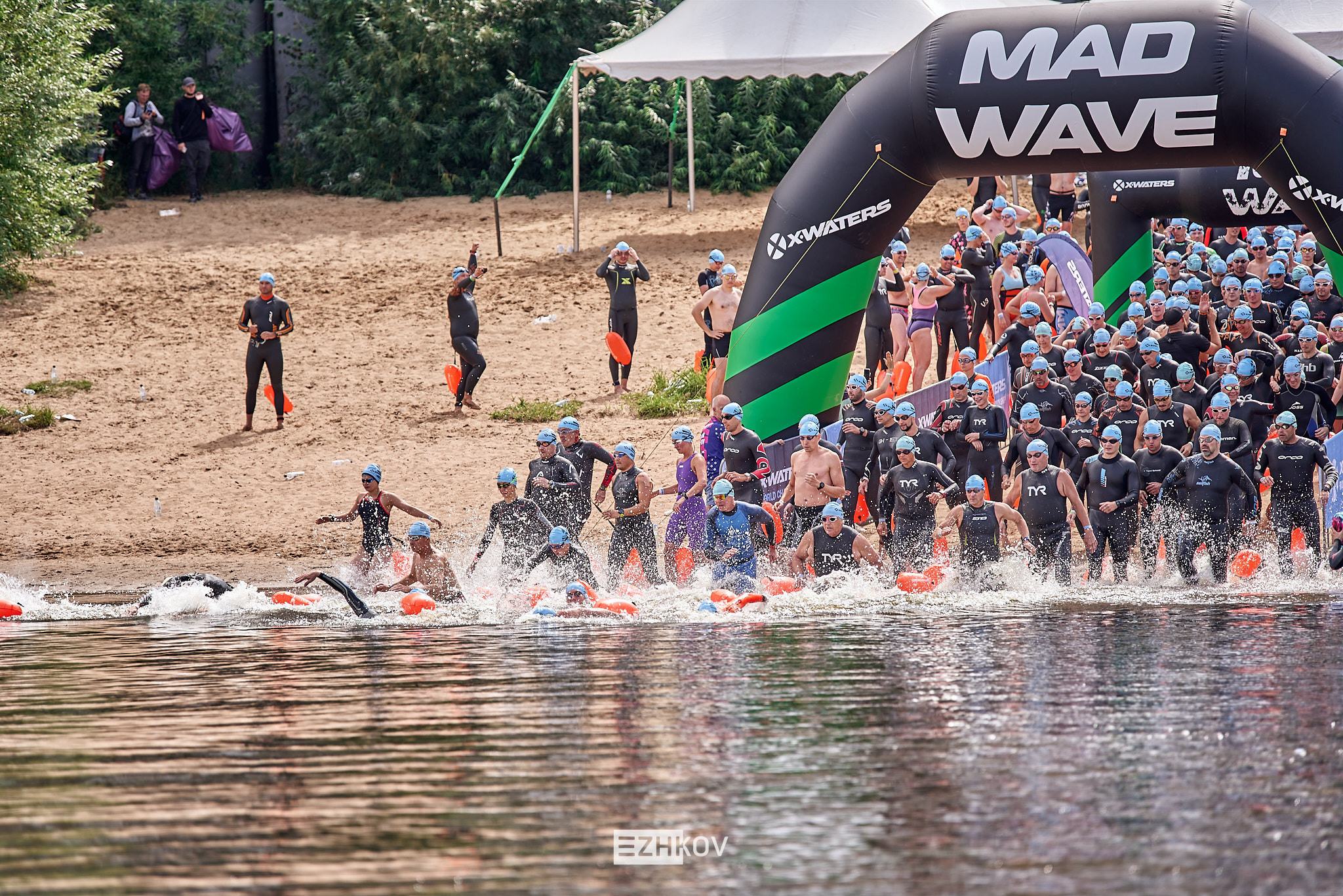 X-waters Volga 2021. Нижний Новгород. 25 июля. Фотограф Алексей Ежков. Заплыв в открытой воде 1, 3 и 5 км.