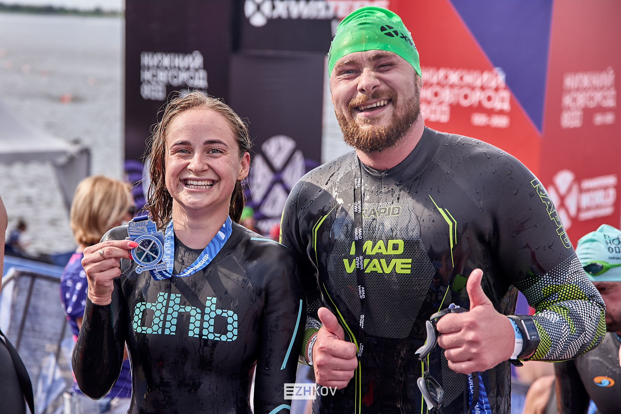 X-waters Volga 2021. Нижний Новгород. 25 июля. Фотограф Алексей Ежков. Заплыв в открытой воде 1, 3 и 5 км.