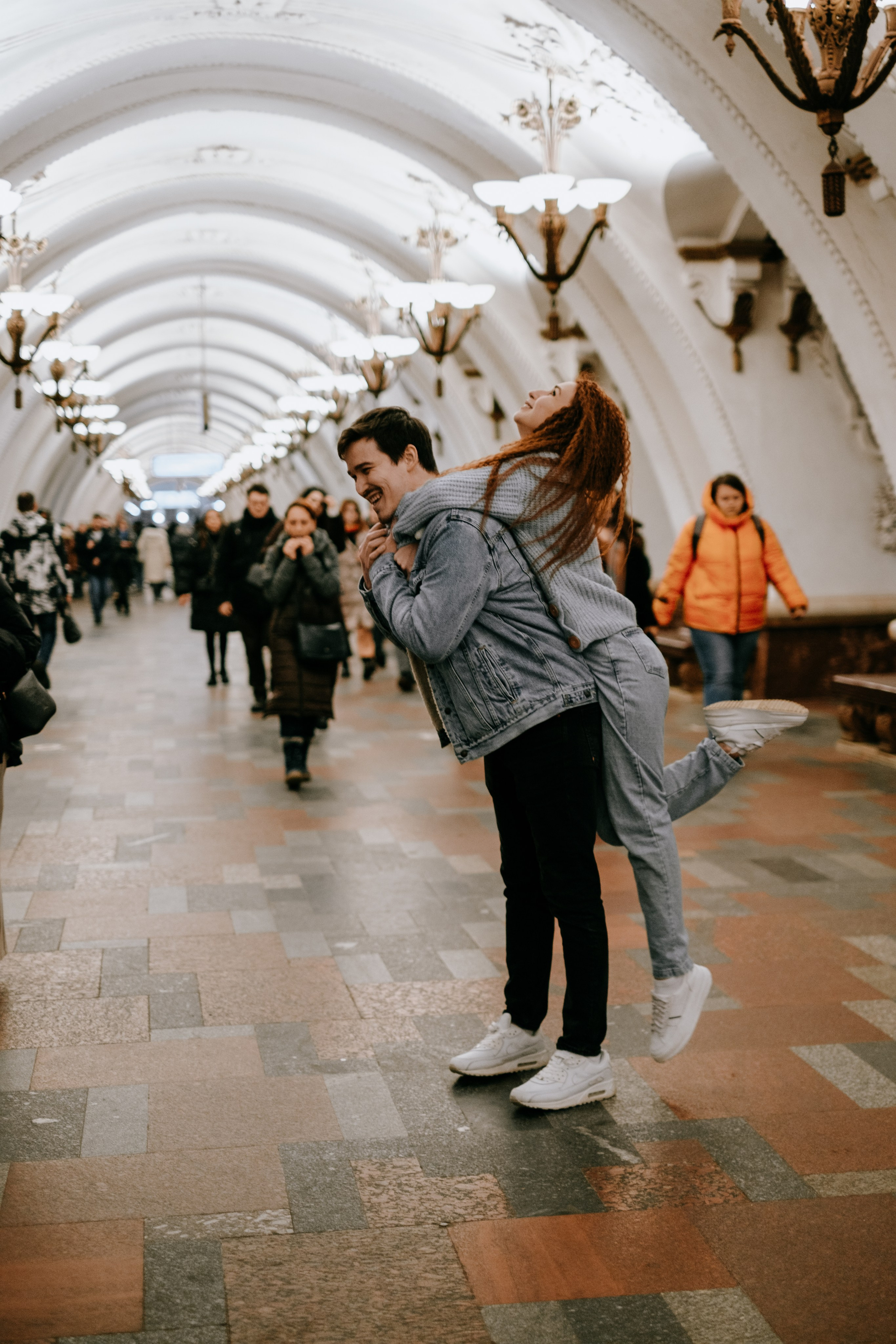 Любовь в ритме метро. Photographer Victoria Slavnova