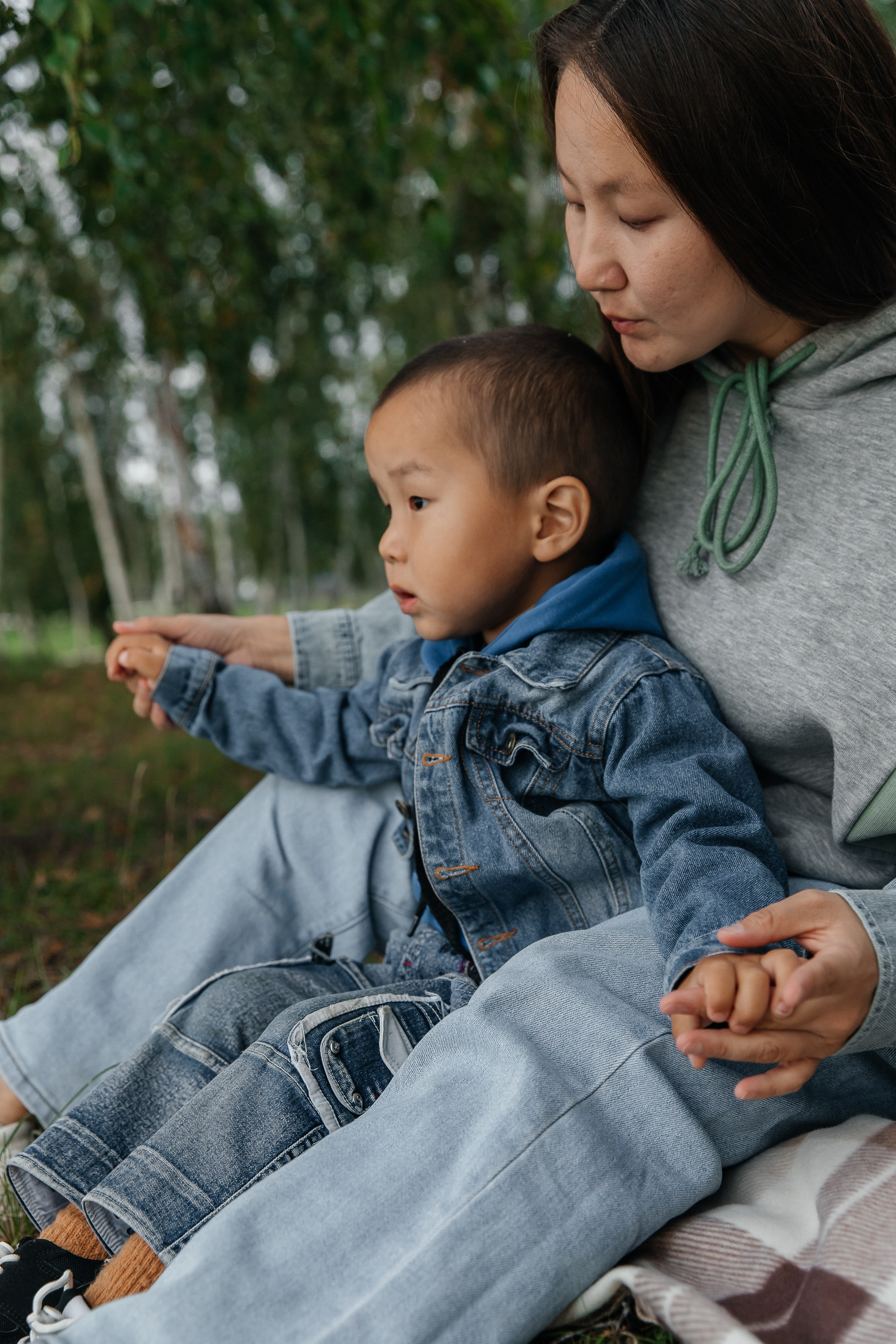 Лера и сын. Воронистая Анастасия. Фотограф Якутия, Томпонский район