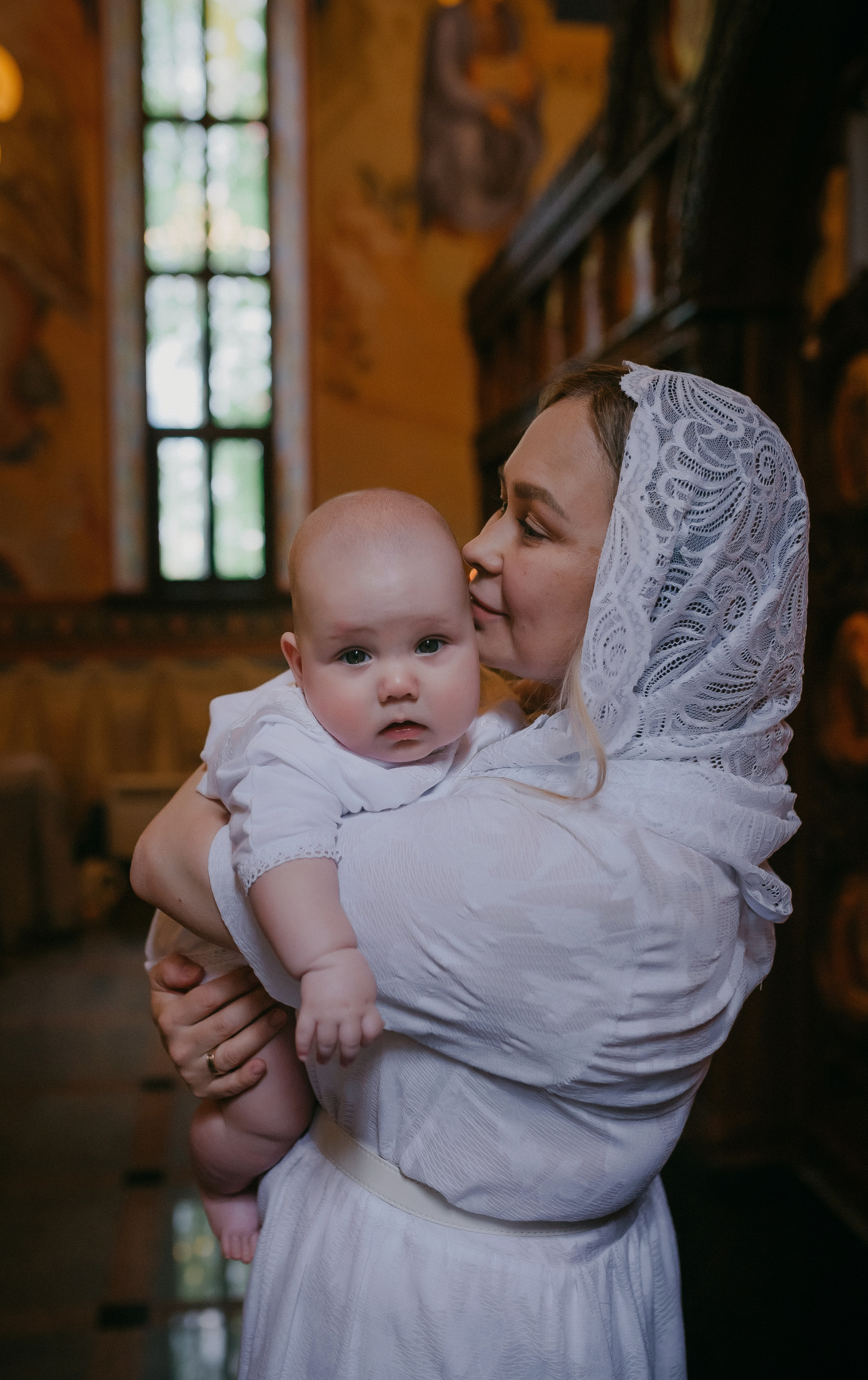 Крещение Кирилла. Храм Георгия Победоносца. Семейный фотограф в Сургуте