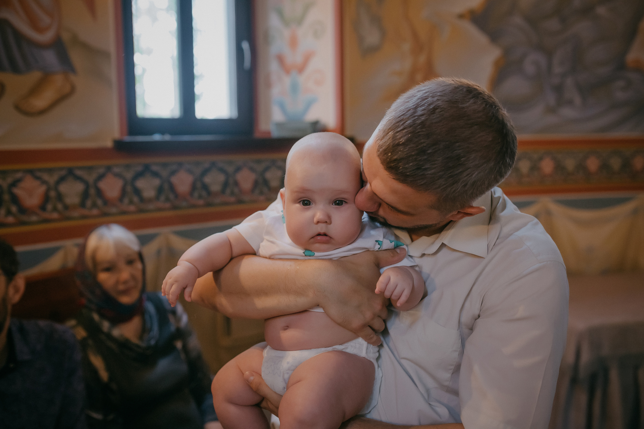 Крещение Кирилла. Храм Георгия Победоносца. Семейный фотограф в Сургуте