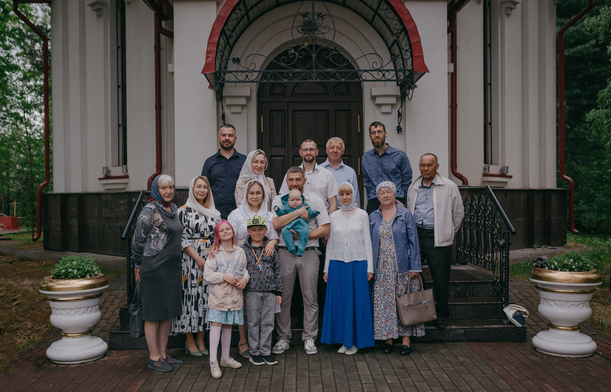 Крещение Кирилла. Храм Георгия Победоносца. Семейный фотограф в Сургуте