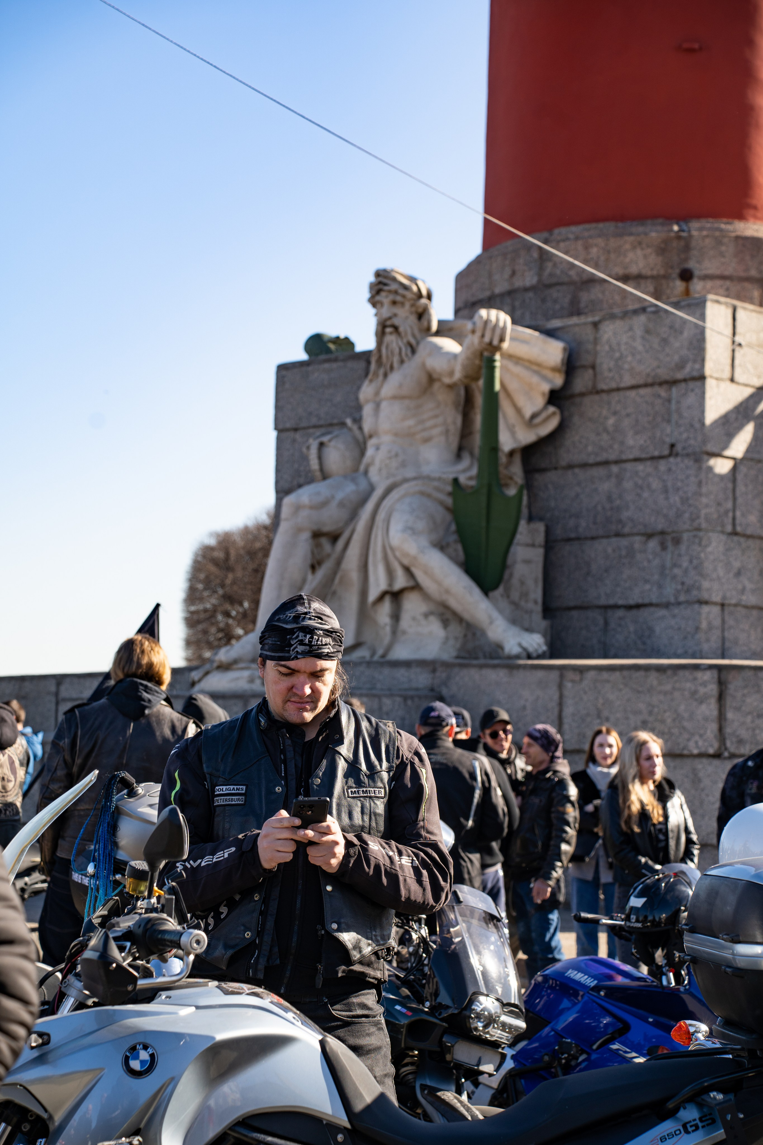 Весенний прохват мотоклуба Normans Riders MC. Концертный и репортажный фотограф в Санкт-Петербурге Слава Пахомов