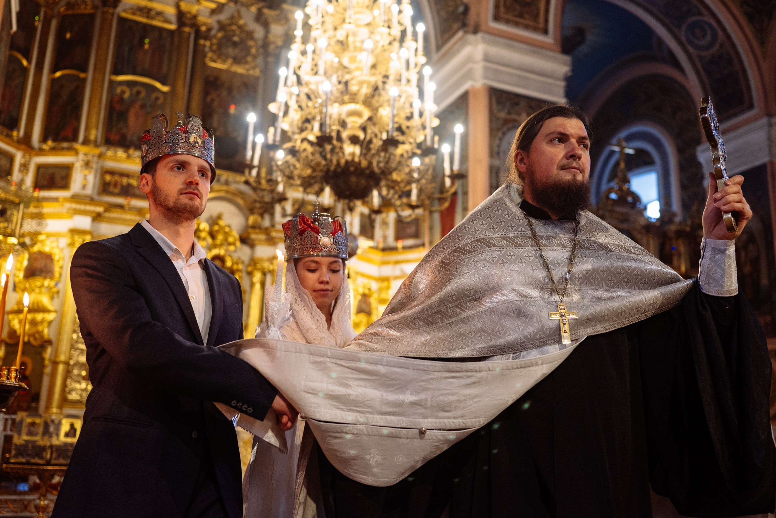 Фотосъемка таинства венчания Иоанна и Глафиры. Семейный фотограф на крещение, венчание в Иваново Галина Скурихина