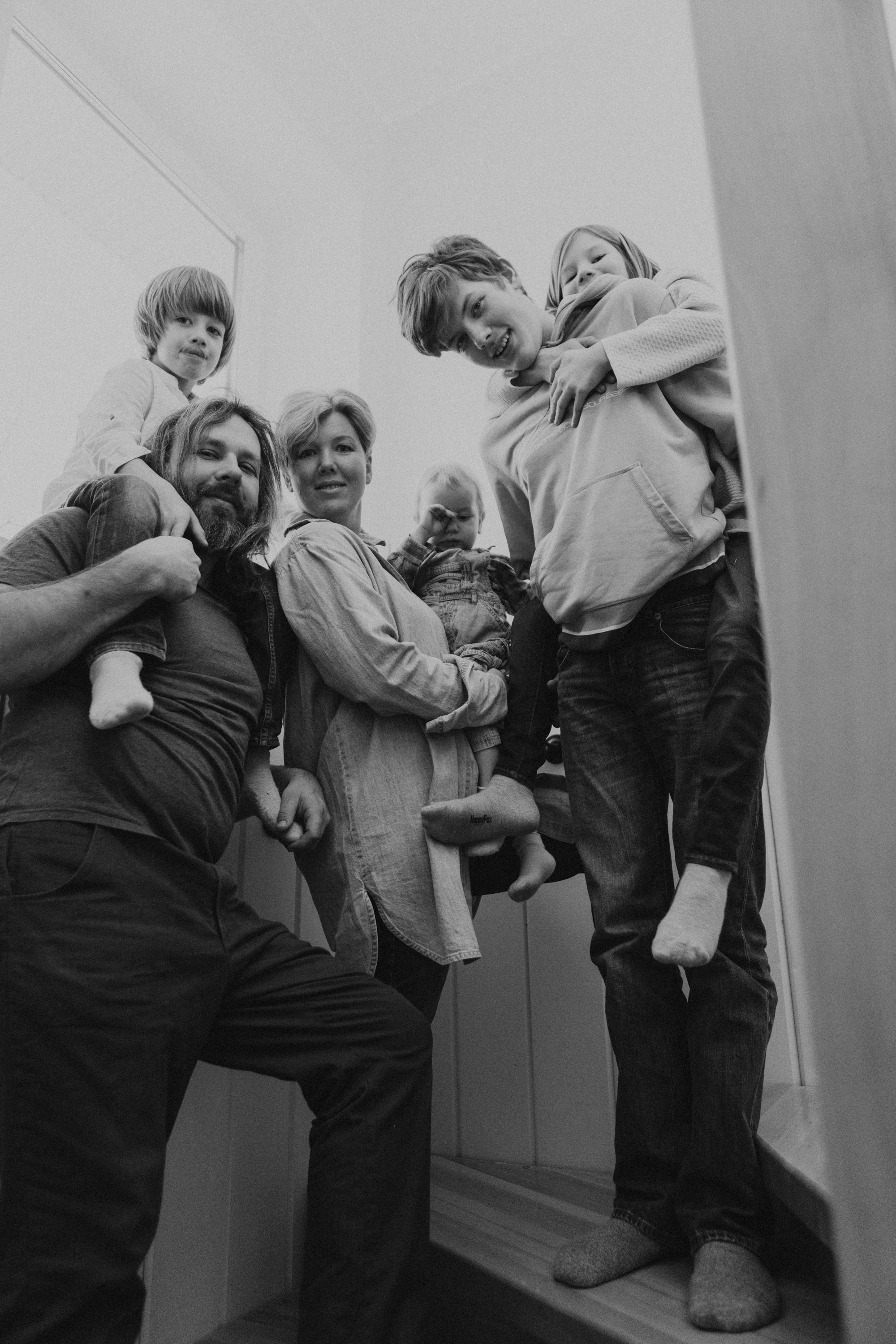 Рождественская Новогодняя Семейная Фотосессия дома. Семейный фотограф Маша Тимофеева | Москва