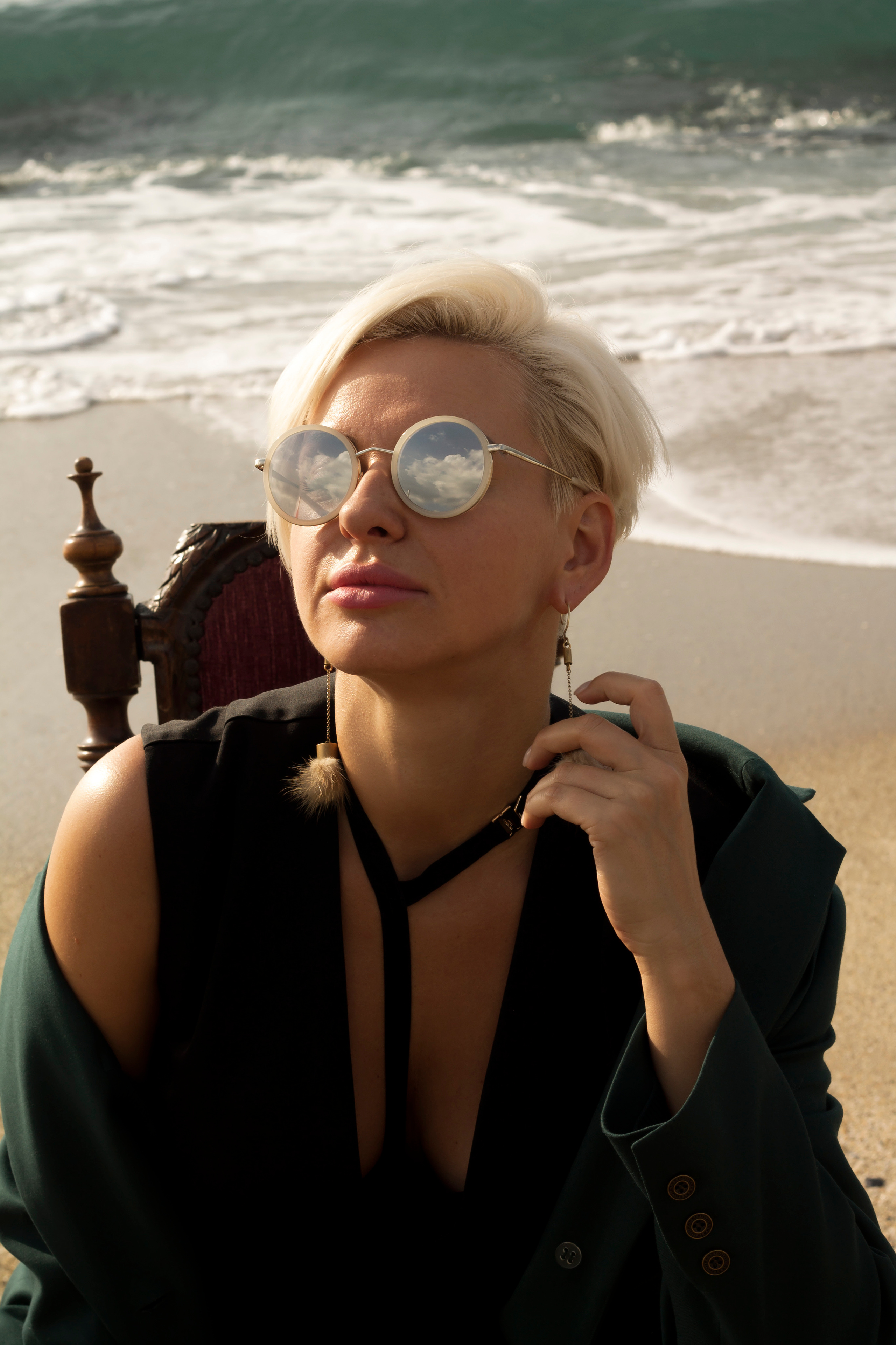 Natali on beach. Индивидуальные фотосессии и репортаж в Москве. Матвей Фомин