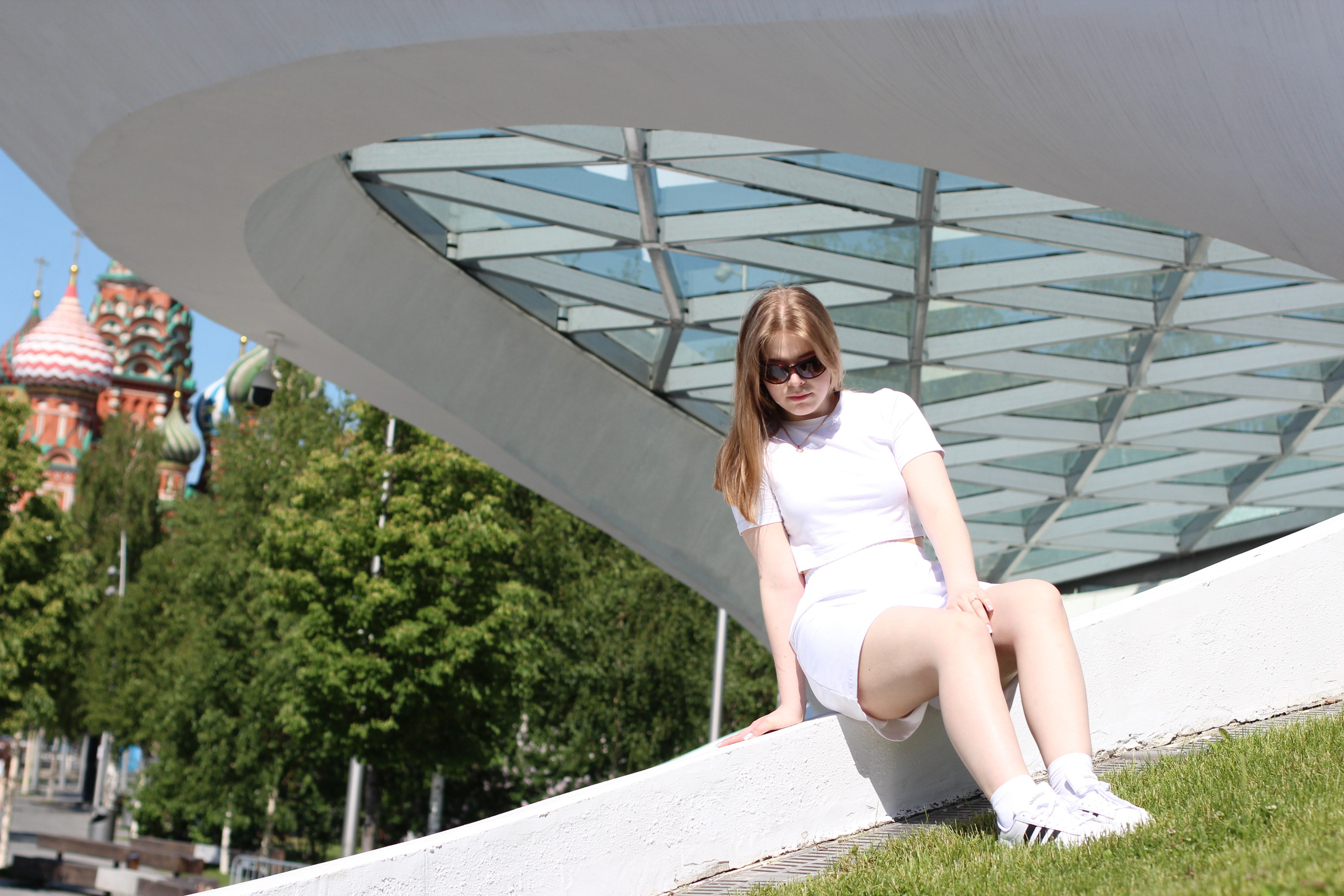 София, фотосессия в Зарядье на память о Москве. Ваш личный фотограф в Москве Мила