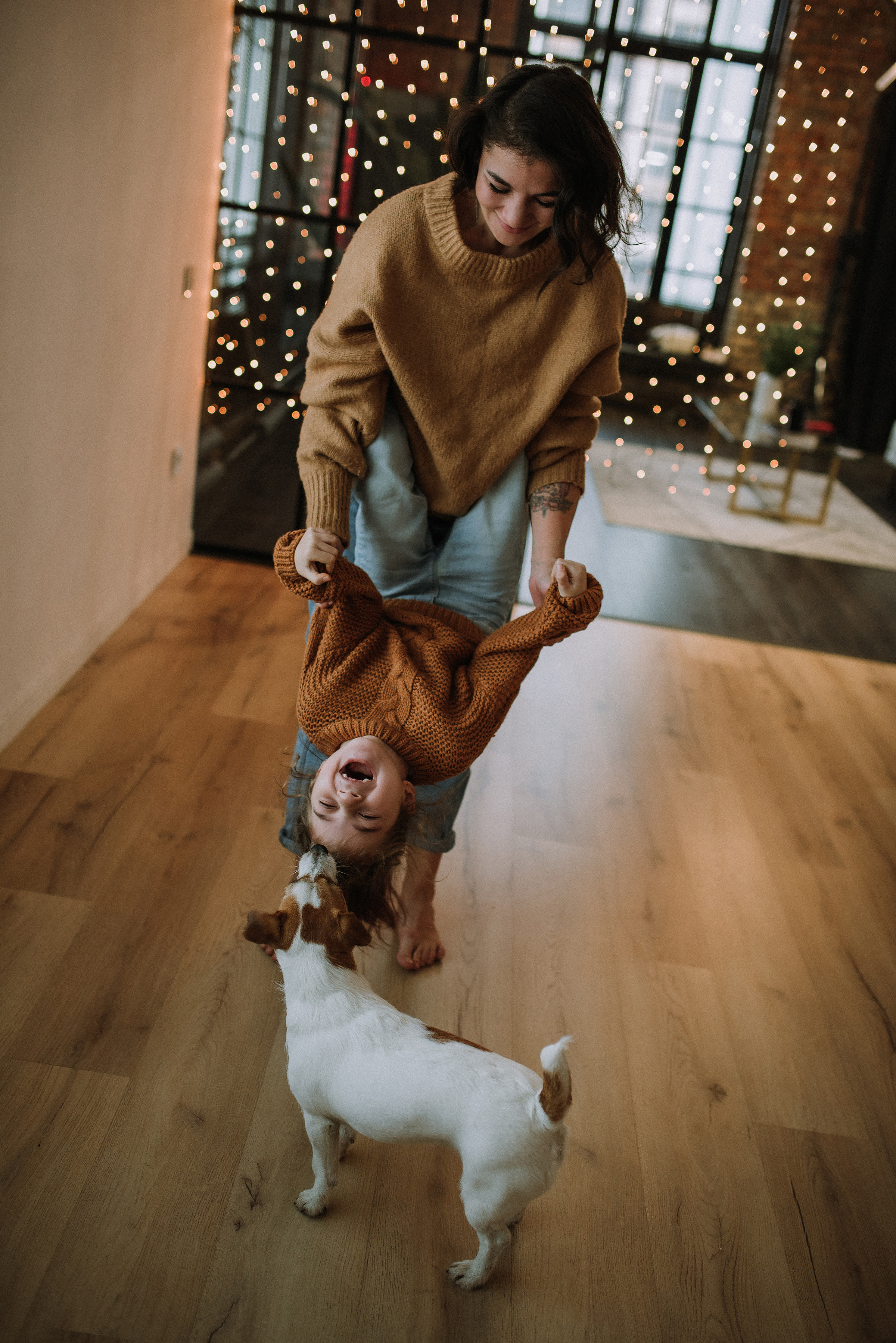 Алина, дочка София и собака. Фотограф в Санкт-Петребурге и в Великих Луках Волченкова Екатерина