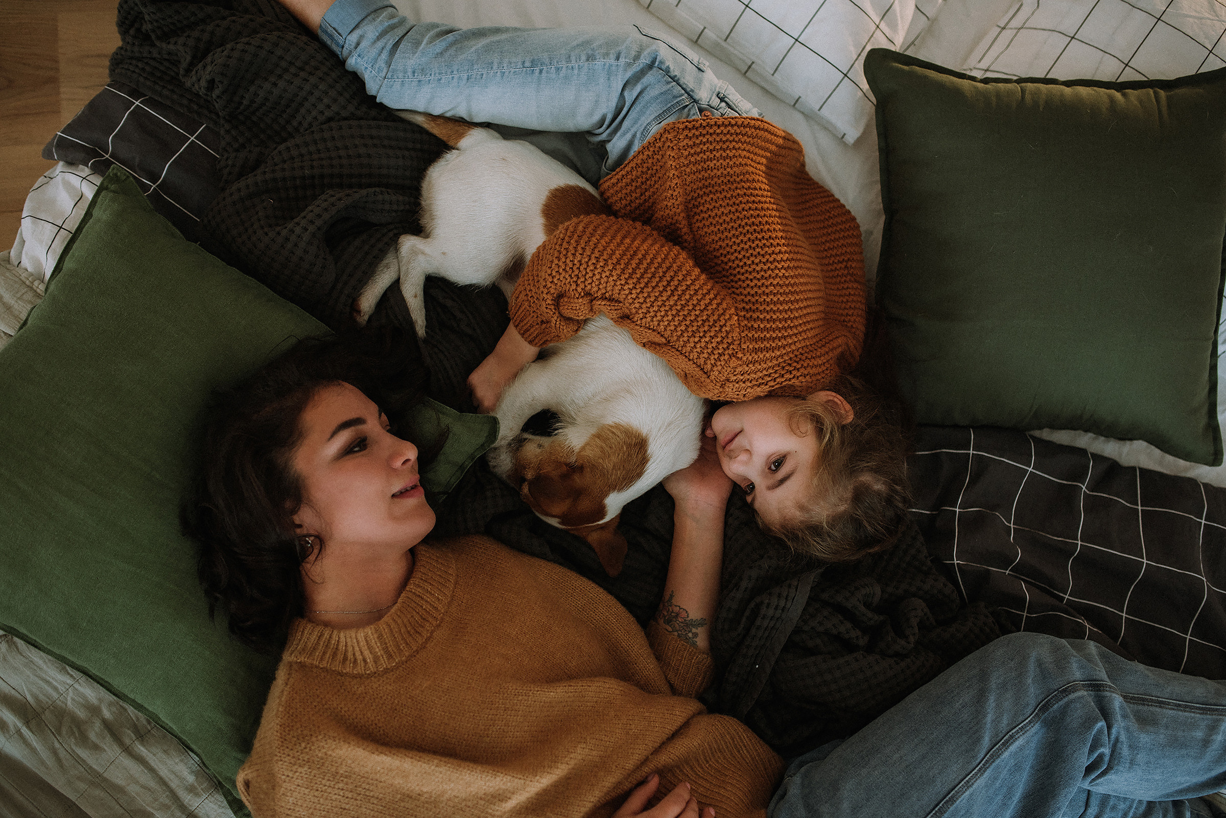 Алина, дочка София и собака. Фотограф в Санкт-Петребурге и в Великих Луках Волченкова Екатерина