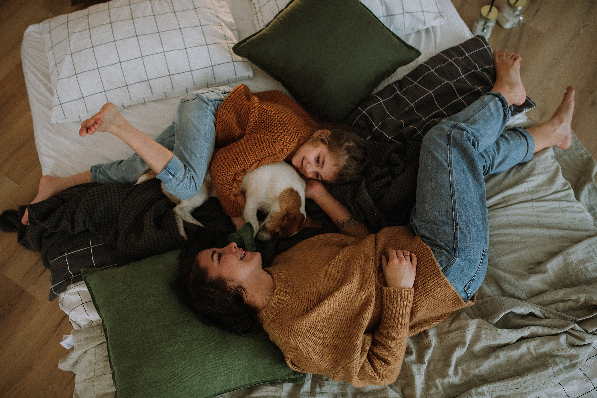 Алина, дочка София и собака. Фотограф в Санкт-Петребурге и в Великих Луках Волченкова Екатерина