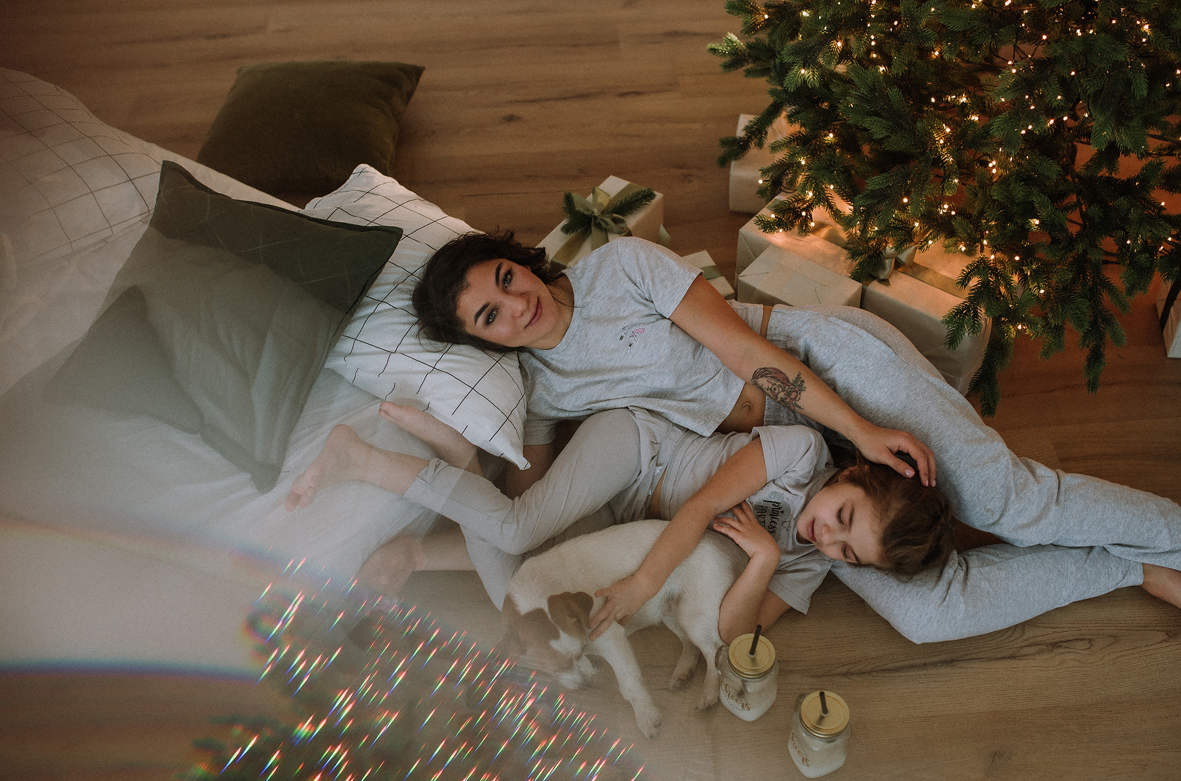 Алина, дочка София и собака. Фотограф в Санкт-Петребурге и в Великих Луках Волченкова Екатерина