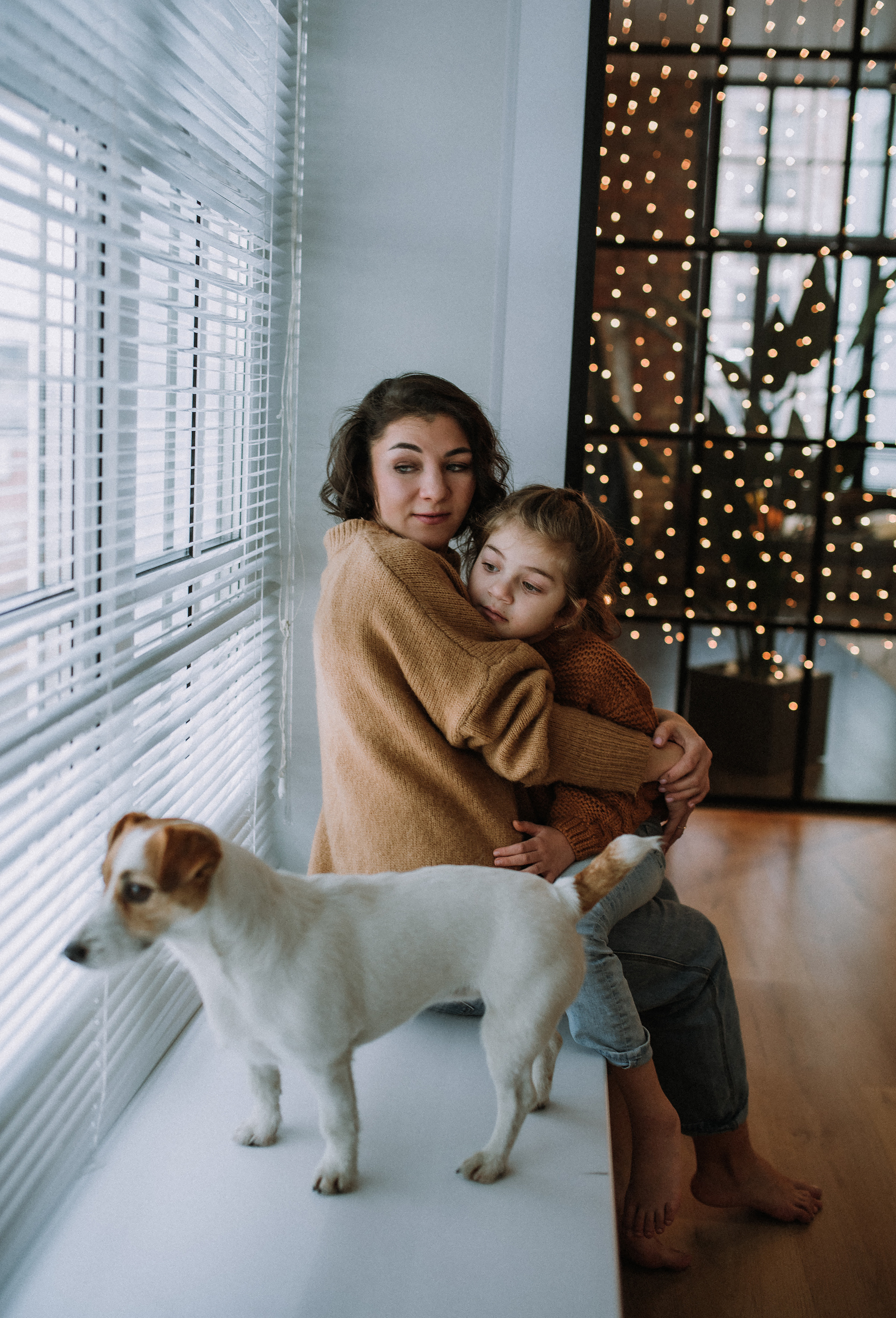 Алина, дочка София и собака. Фотограф в Санкт-Петребурге и в Великих Луках Волченкова Екатерина