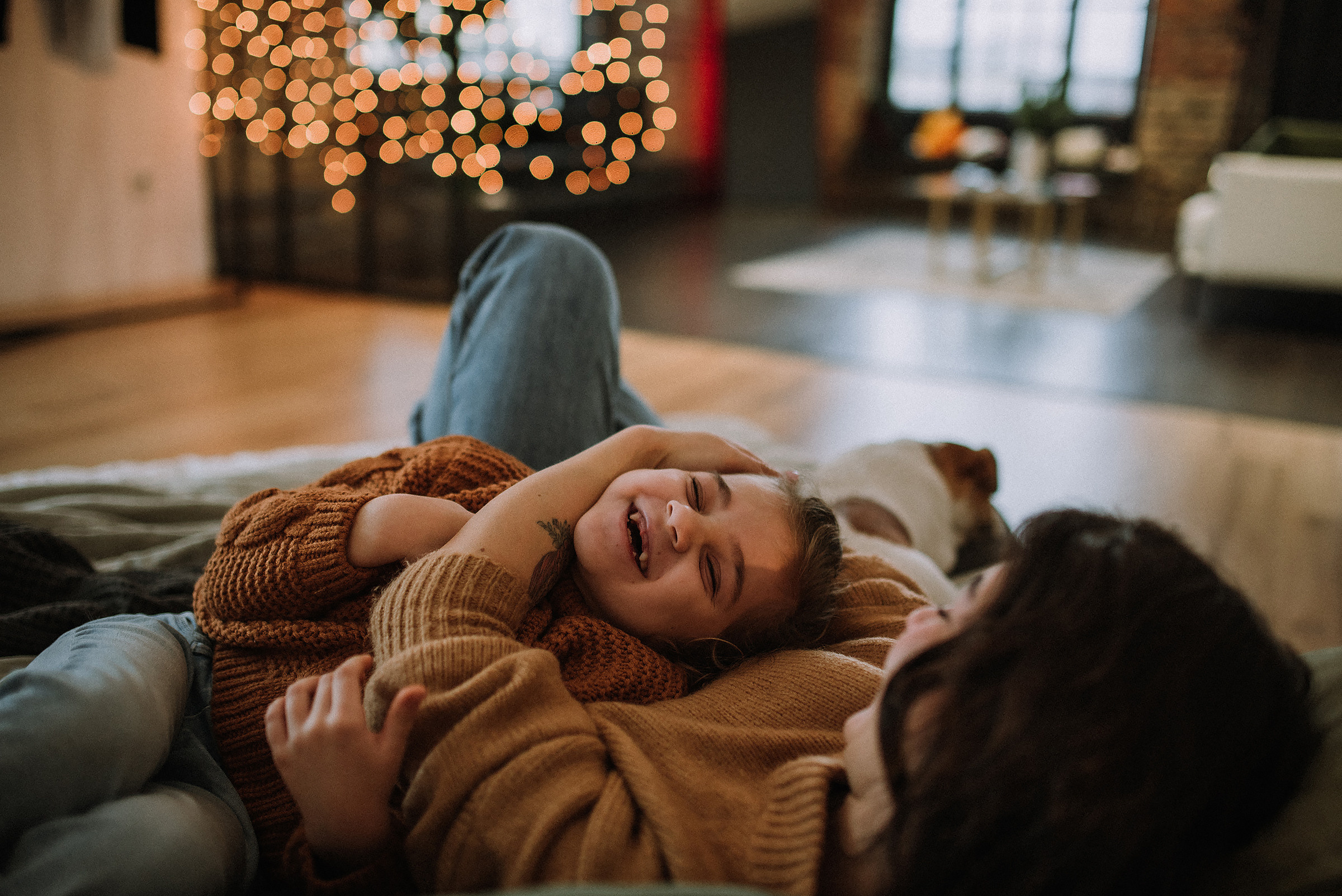 Алина, дочка София и собака. Фотограф в Санкт-Петребурге и в Великих Луках Волченкова Екатерина