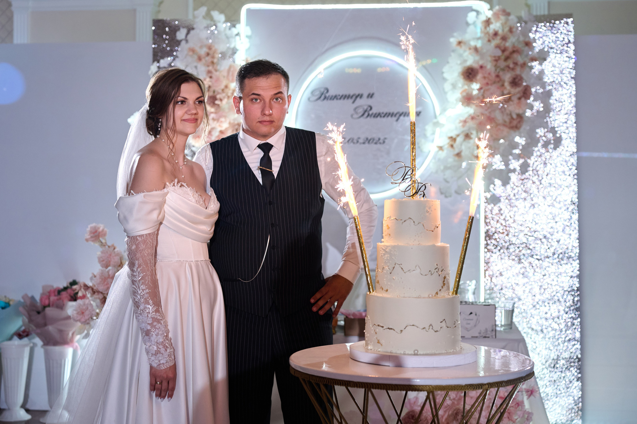 Гибридная съемка свадьбы Виктора и Виктории. Профессиональный фотограф Старый Оскол, Губкин — свадьба, венчание, крещение, юбилей и день рождения