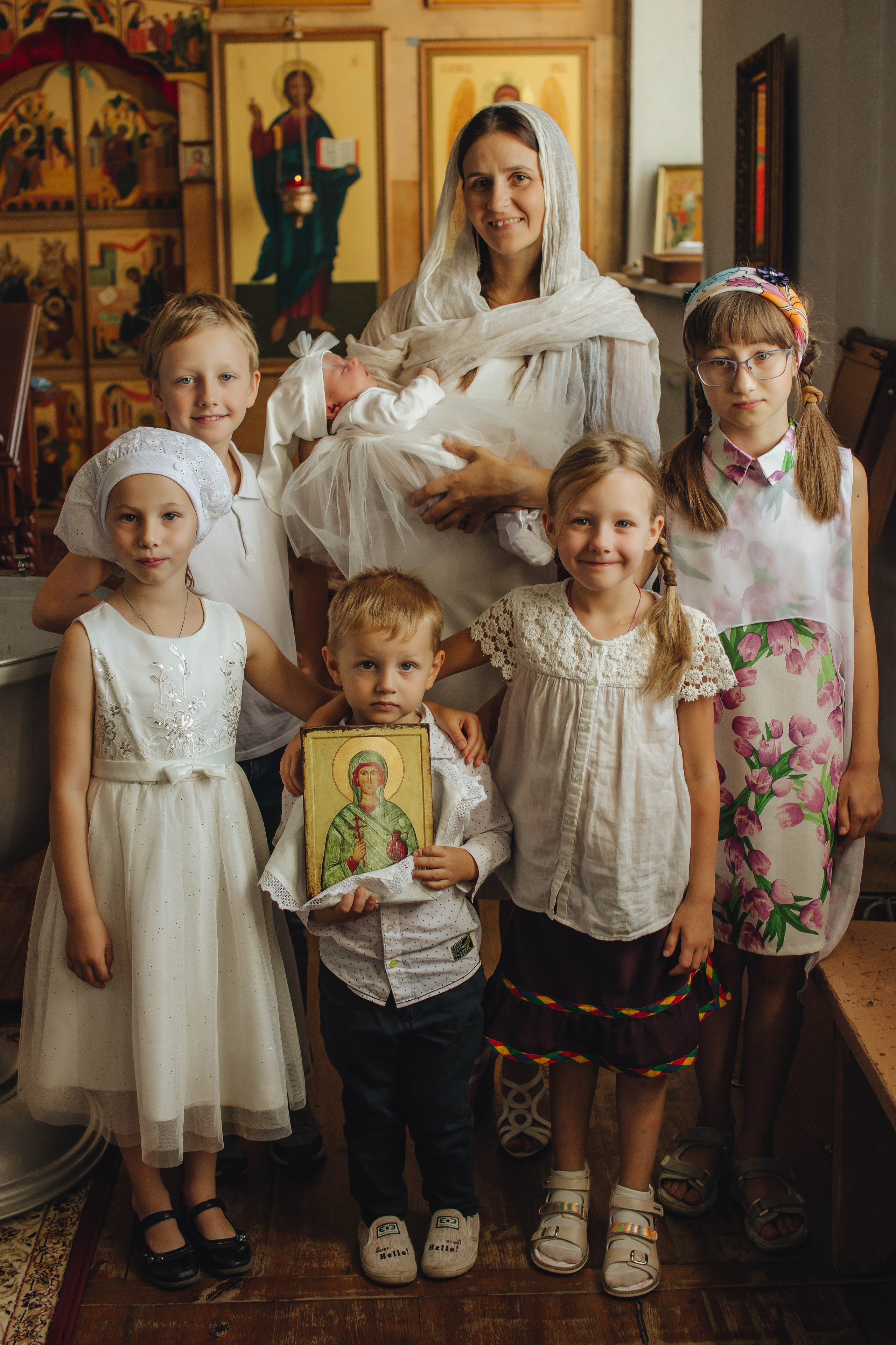 Крещение Анастасии. Свадебный и семейный фотограф Пушкин Царское Село СПБ Питер Санкт-Петербург и Рязань Ольга Козлова