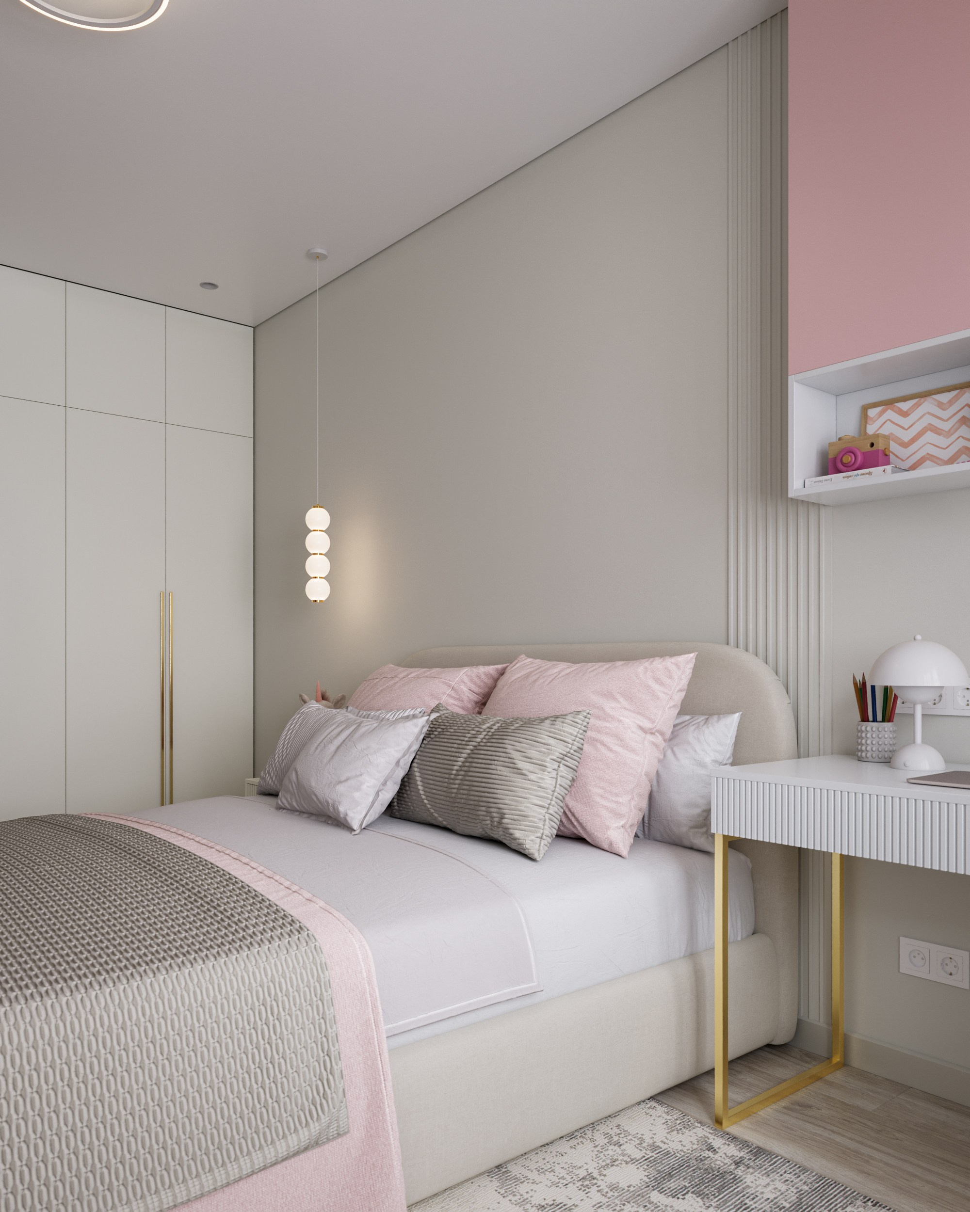 Квартира 70 кв. м. для семьи с ребенком ЖК «Смартполет». Дизайнер интерьеров Ростов-на-Дону Кристина Карпенко