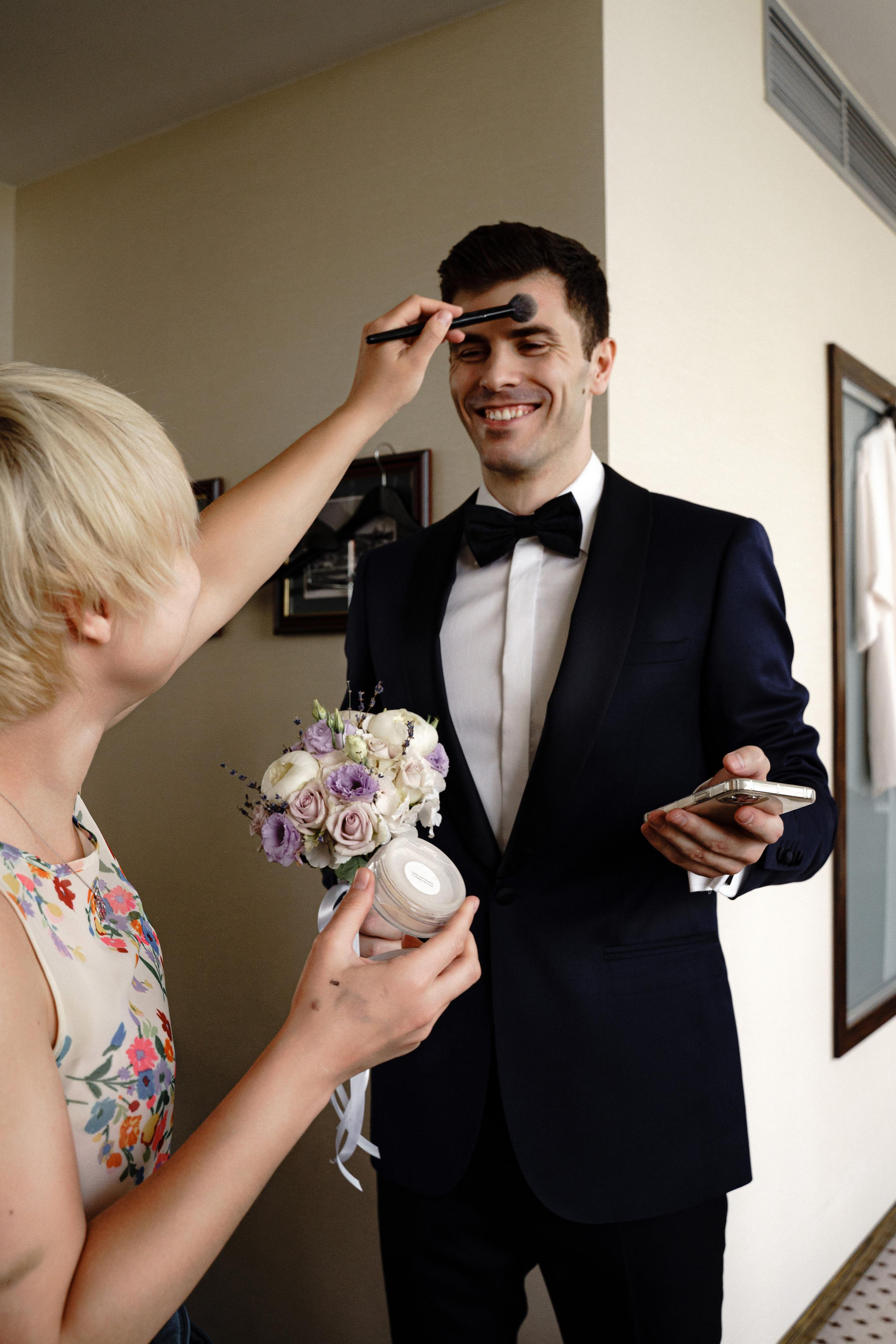 Свадебная фотосессия в отеле Crowne Plaza Moscow — World Trade Centre