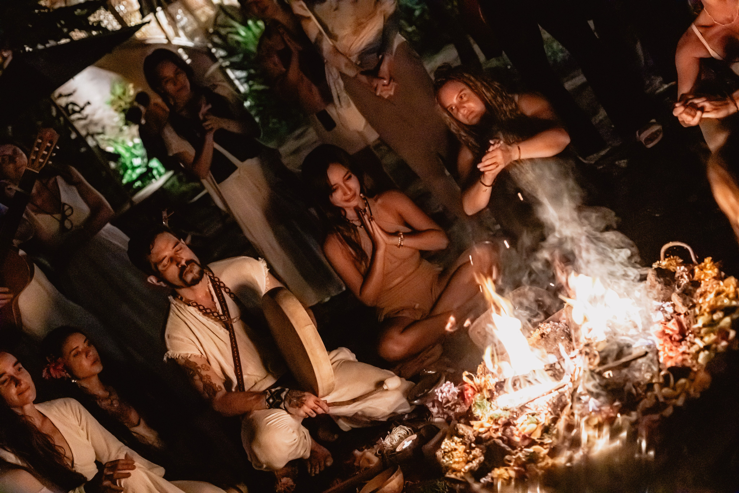 Cacao ceremony Full moon jan w Juan. Mariam Bagdasaryan