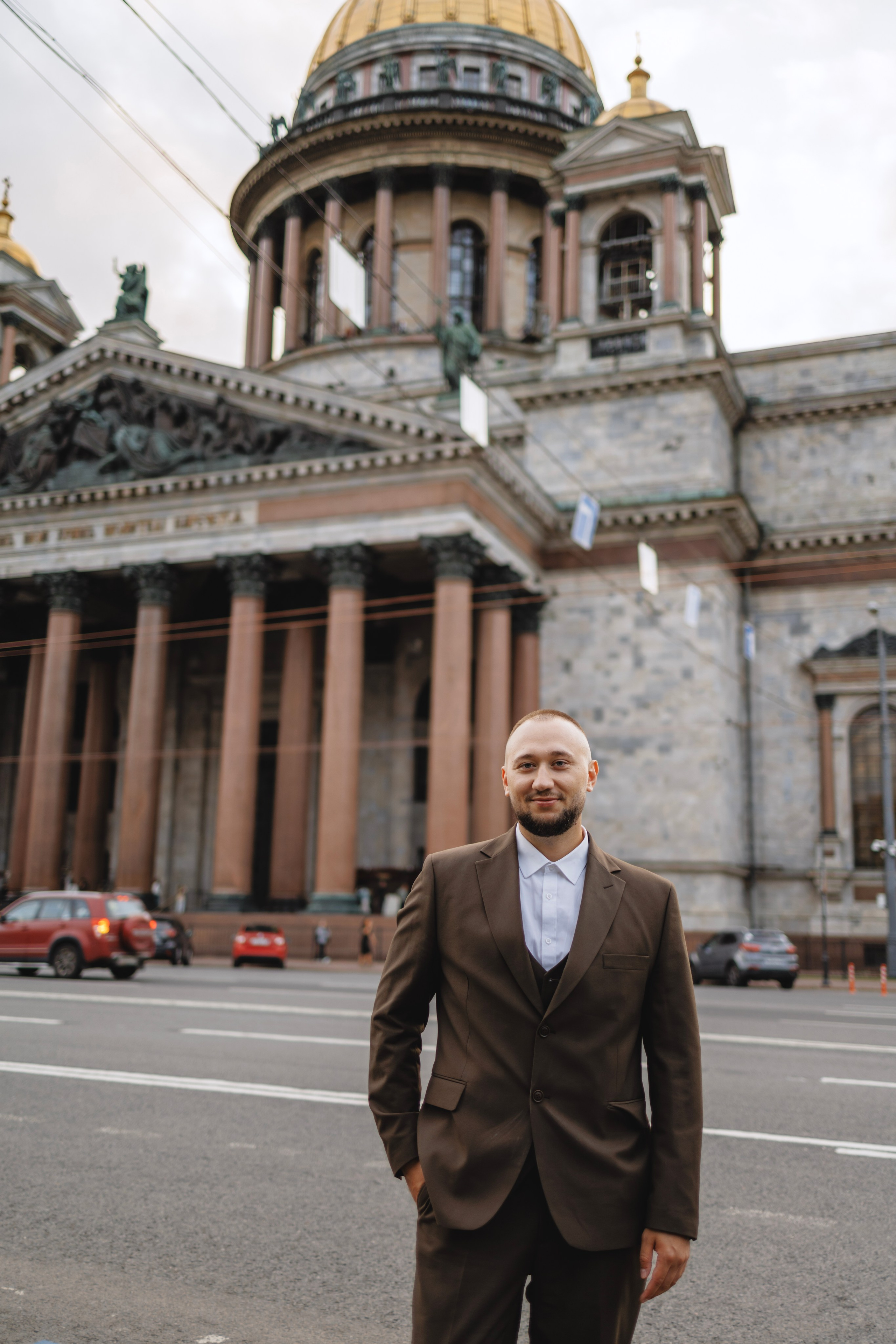 Руслан и Виолетта — Исаакий, Зимняя канавка. Боженова Елена фотограф Санкт-Петербург