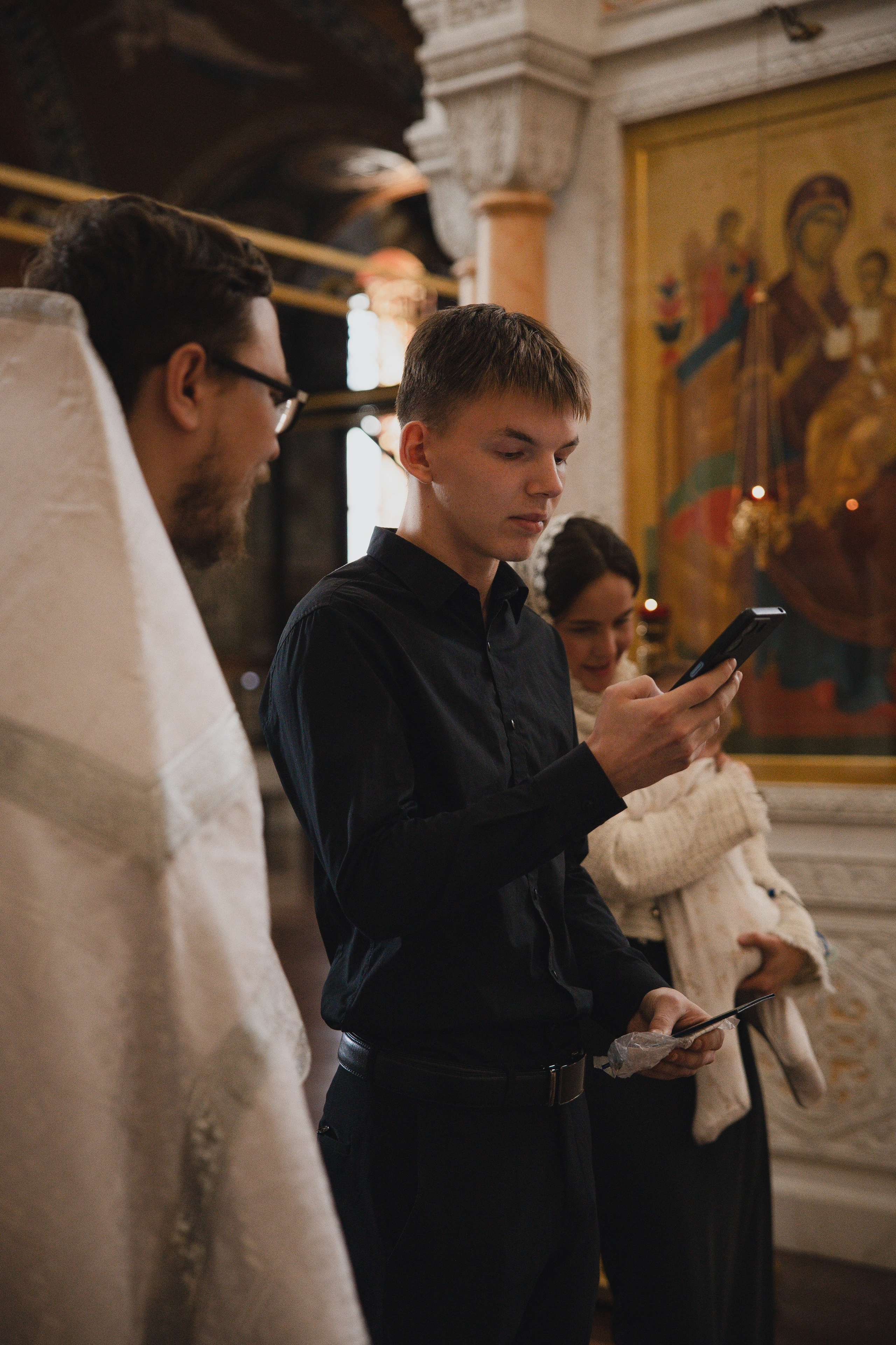 Крещение Кирюши. Фотограф Ломакина Анастасия