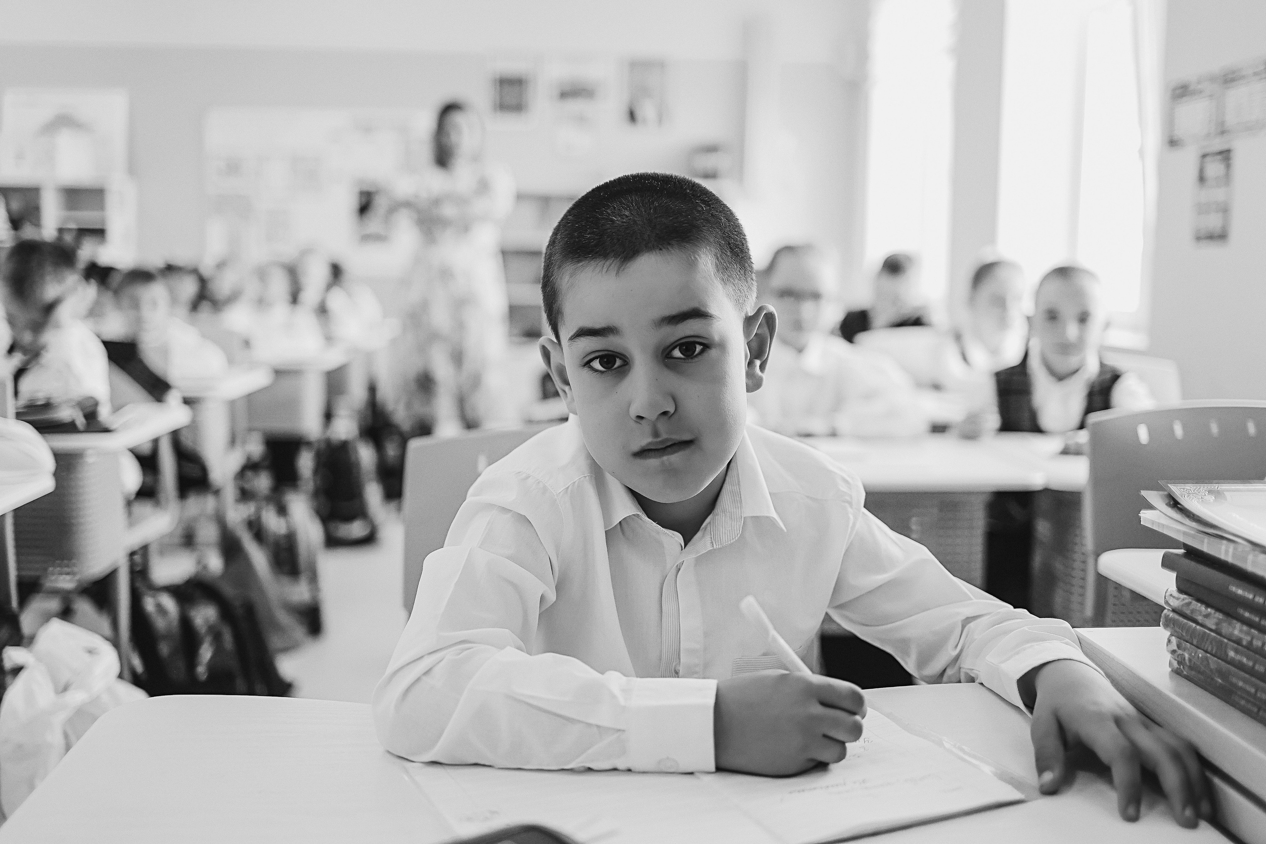 Один день в школе 1 класс. Семейный фотограф Тюмень, фотограф на роды Салмина Мария