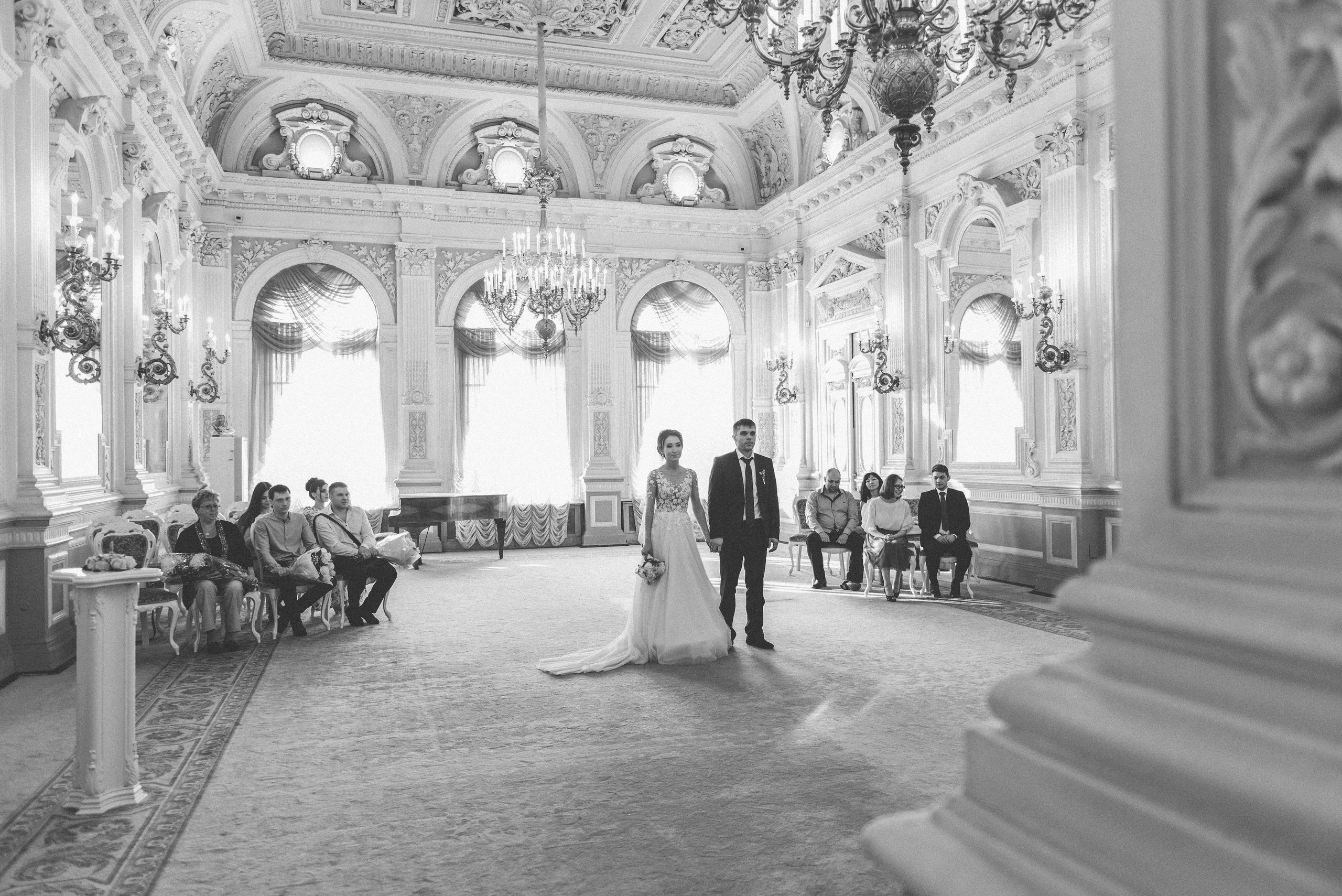 Свадьба для любителей ч/б фото. Артем и Айна. Свадебный и семейный фотограф София Невская