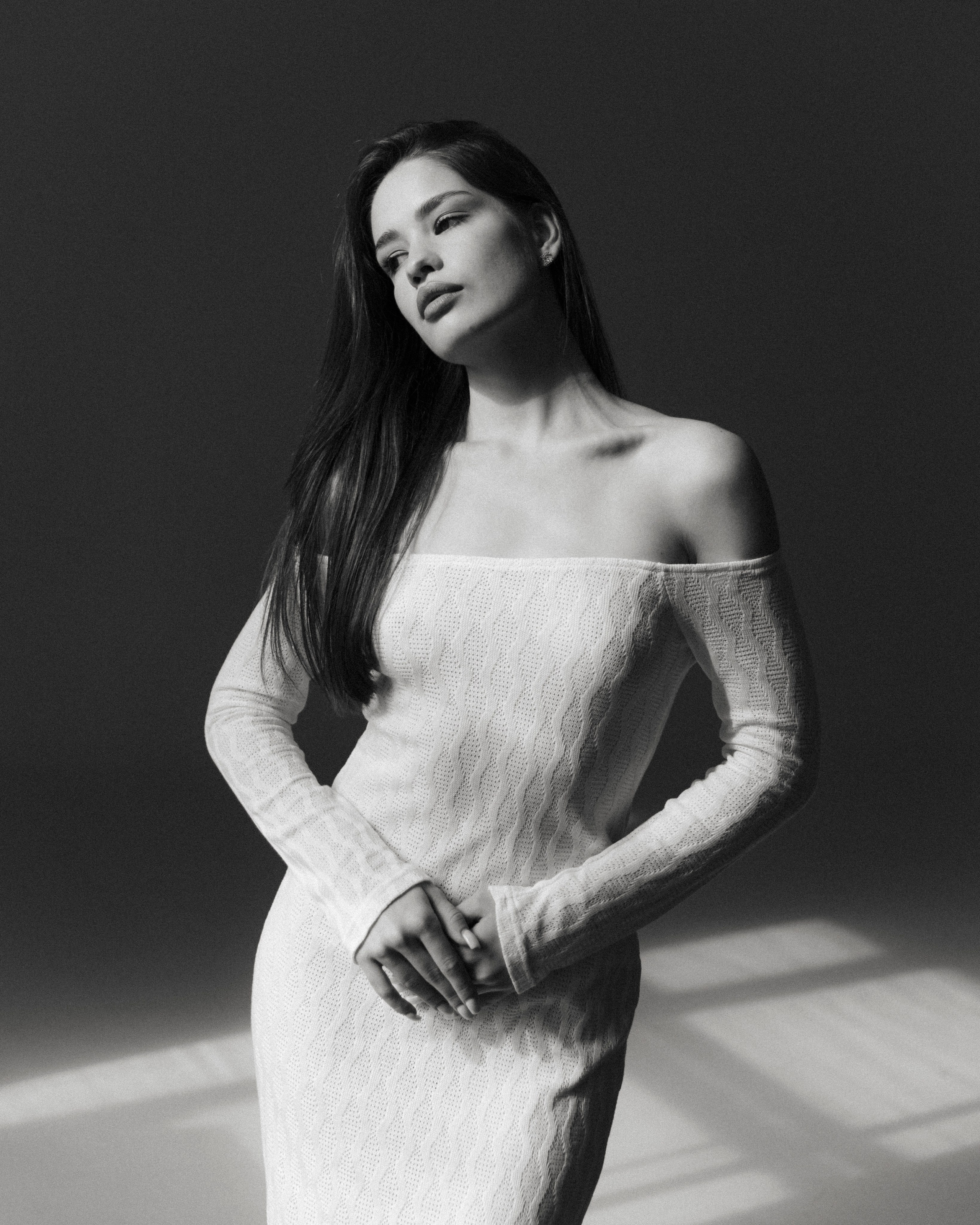 Черно-белая фотосессия. Портретный фотограф в Москве Виктория Шереметьева