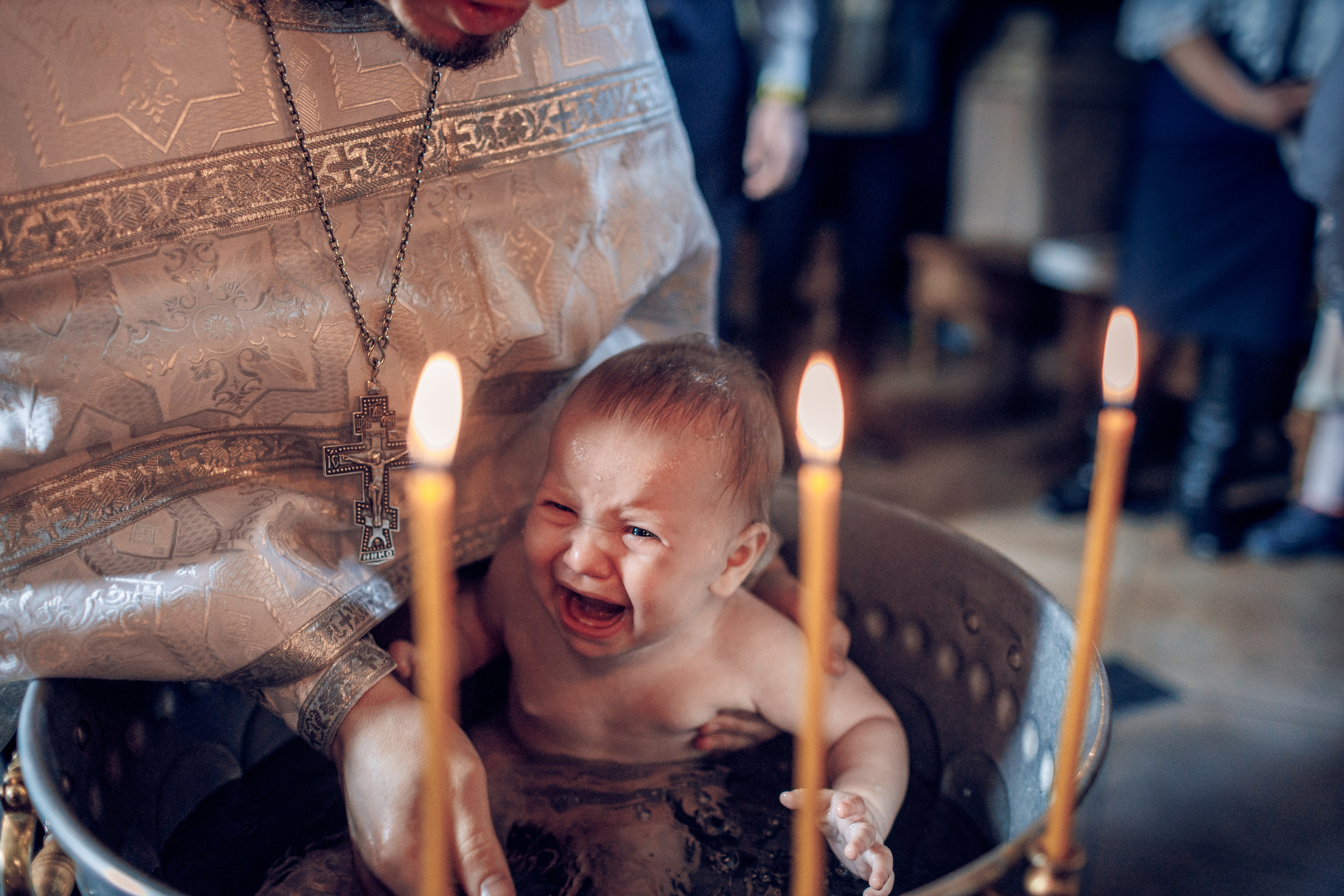 Крещение в Храме Святого Уара Мученика в Вешках. Профессиональный фотограф в Москве и Мо Мария Шантарёва