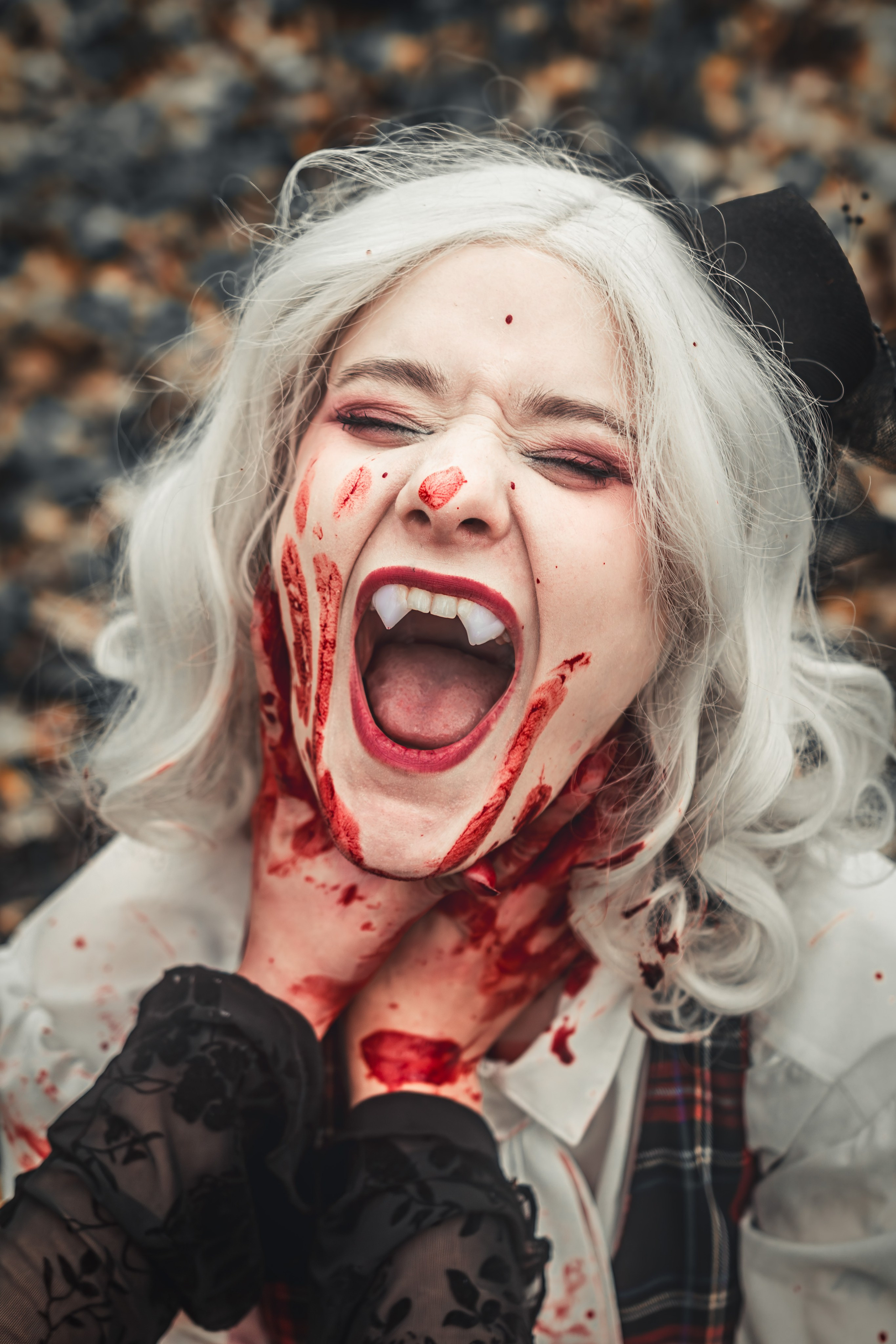 Фотосессия Вампиры в лесу