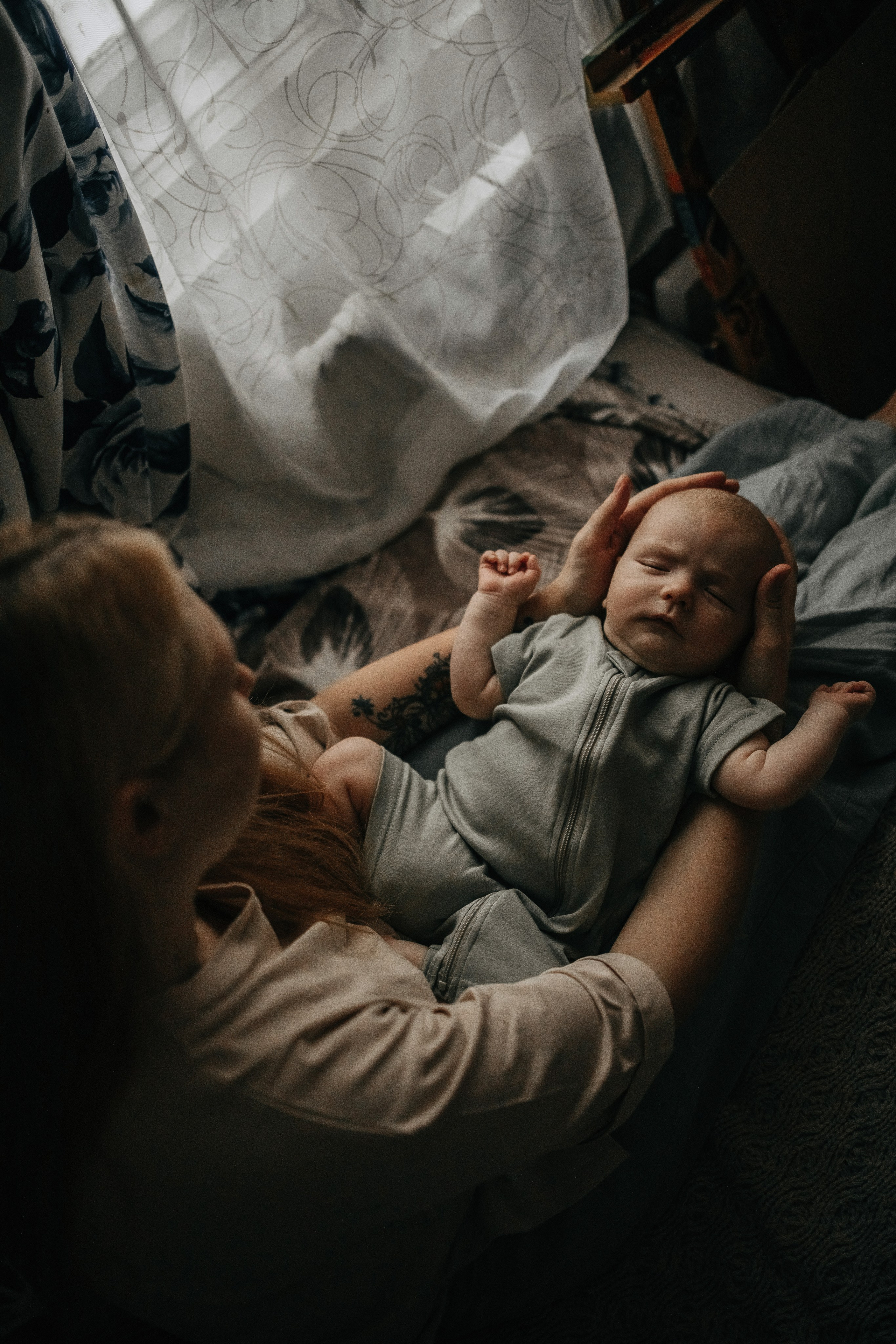 Илья. Newborn lifestyle фотограф Екатерина Будиновская
