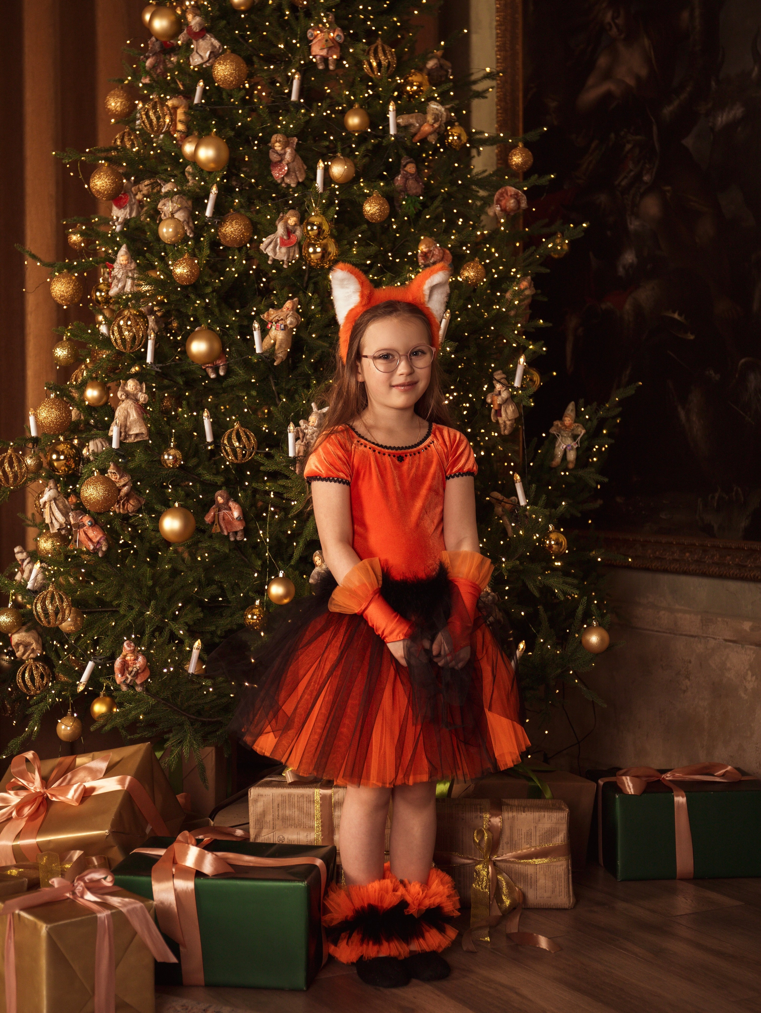 Мама с дочкой, новогодняя сьемка. Свадебный и семейный фотограф в Москве Мила Широких