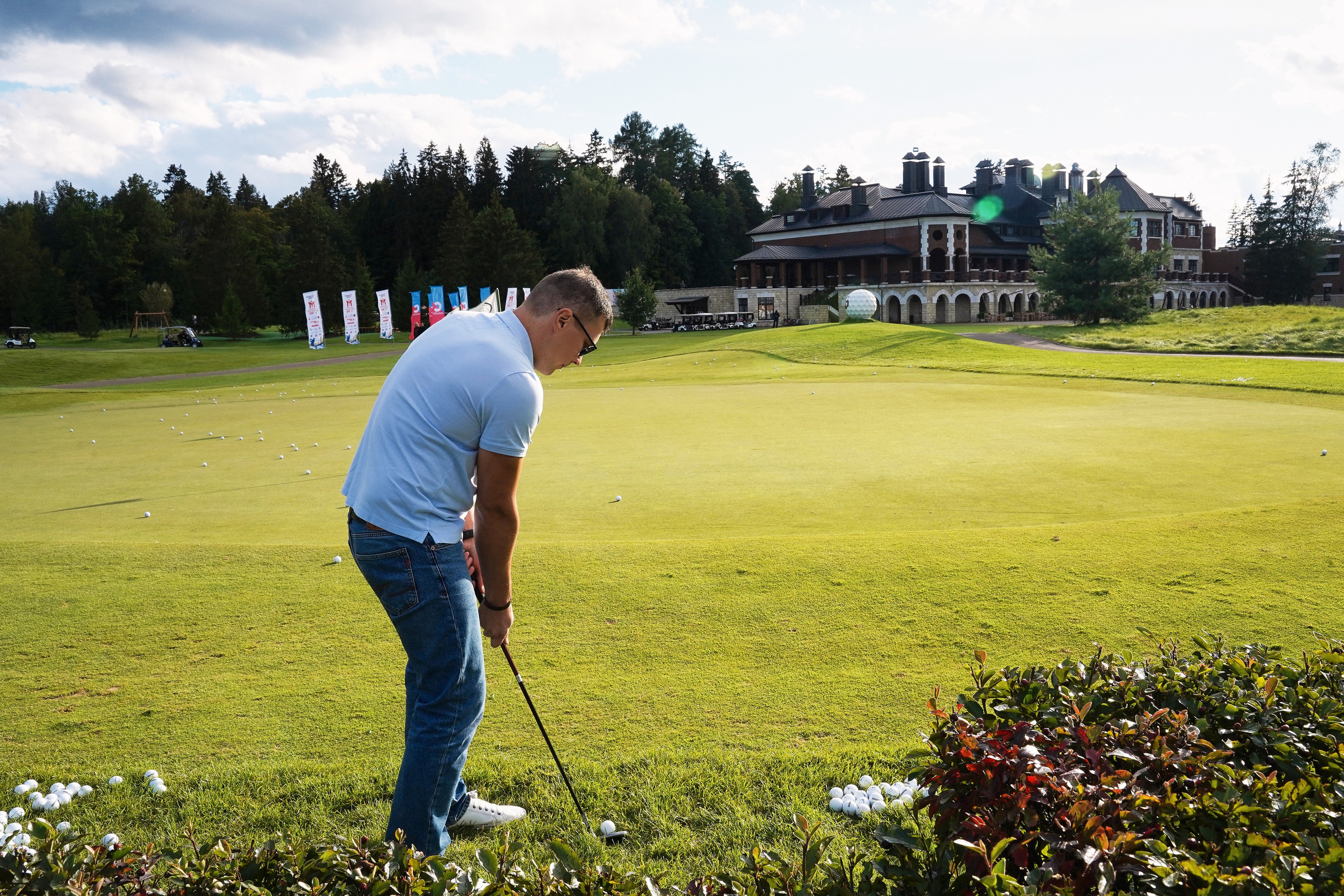 Гольф Пестово X OLIMBET. Фотограф