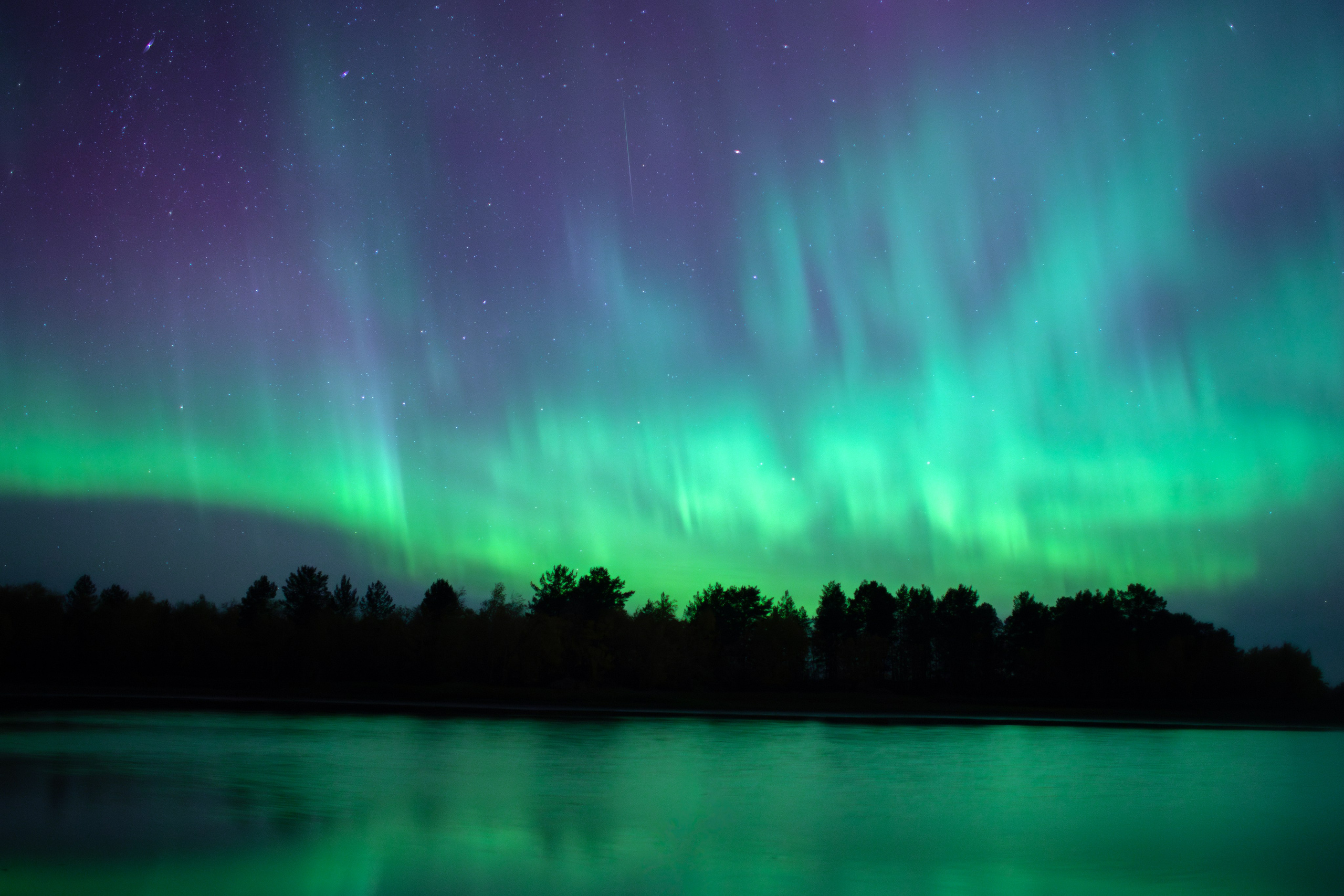 Северное сияние. Фотограф Татьяна Борисова