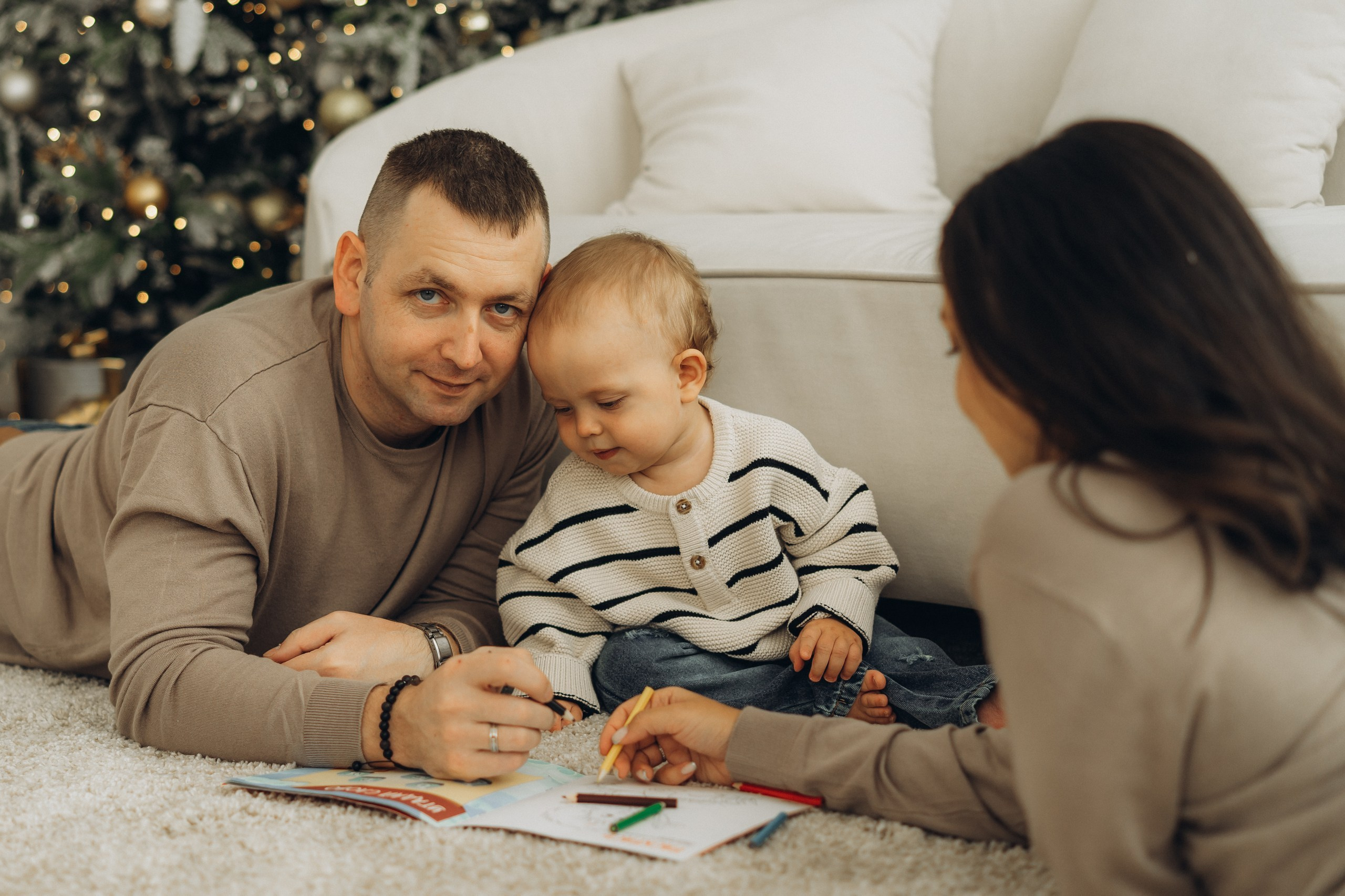 Семейная история в студии. Фотограф Екатеринбург Кокшарова Александра