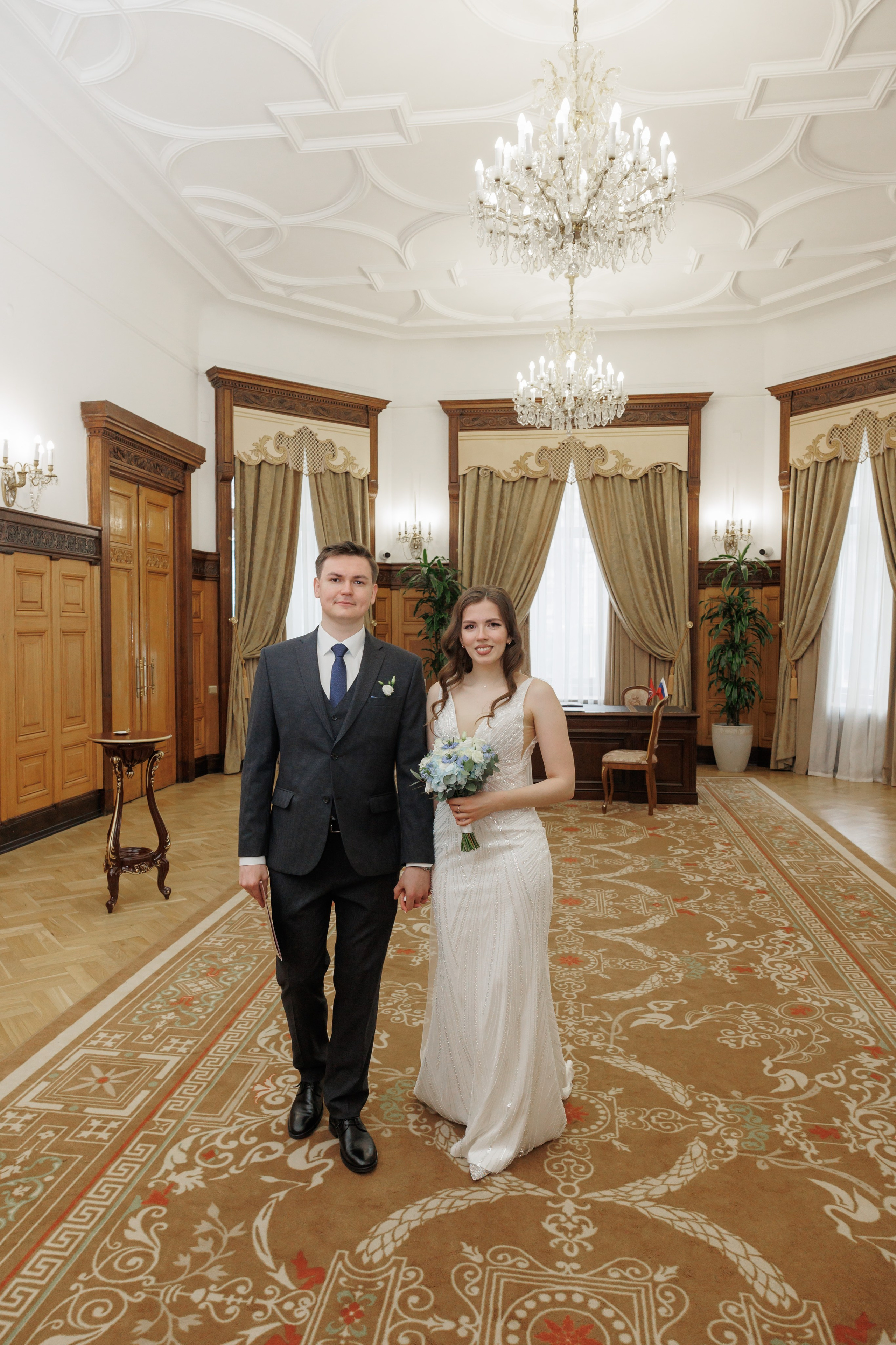 Даша и Дима, Грибоедовский ЗАГС. Свадебный и репортажный фотограф (Москва, Королев и другие)