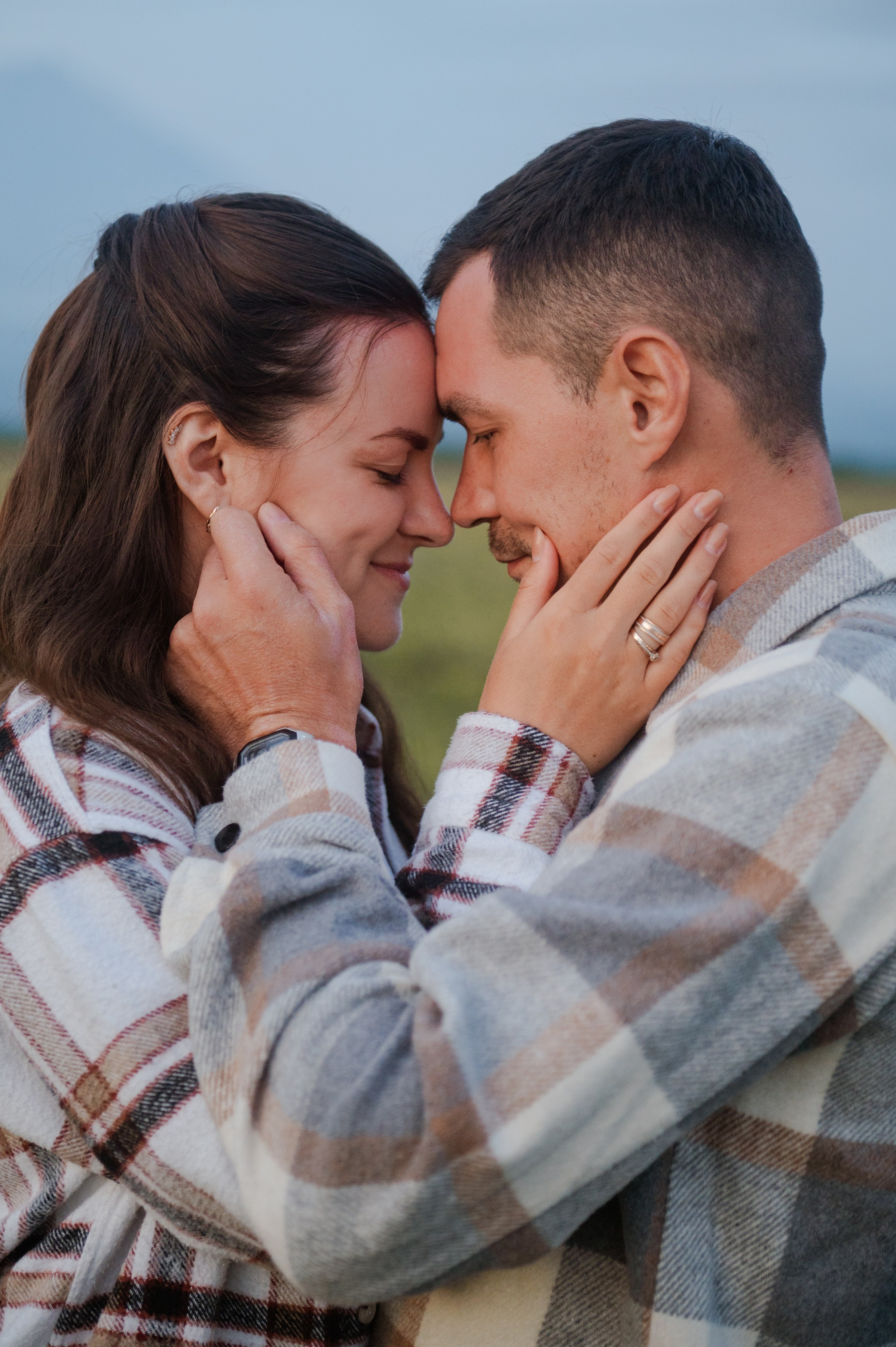 На закате с вулканами. Свадебный и семейный фотограф Камчатка. Фотограф Камчатка