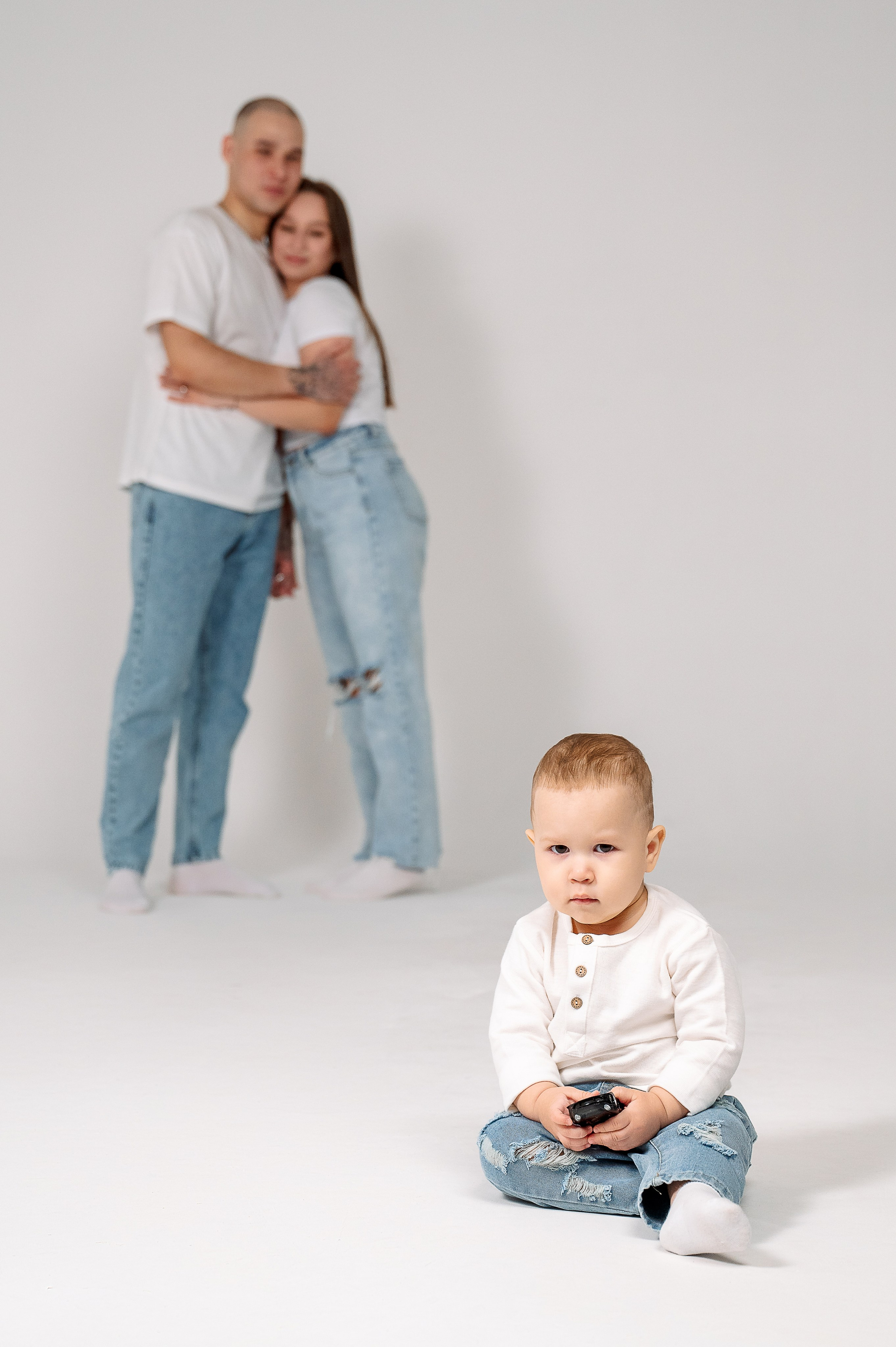 Семейная фотосессия в студии