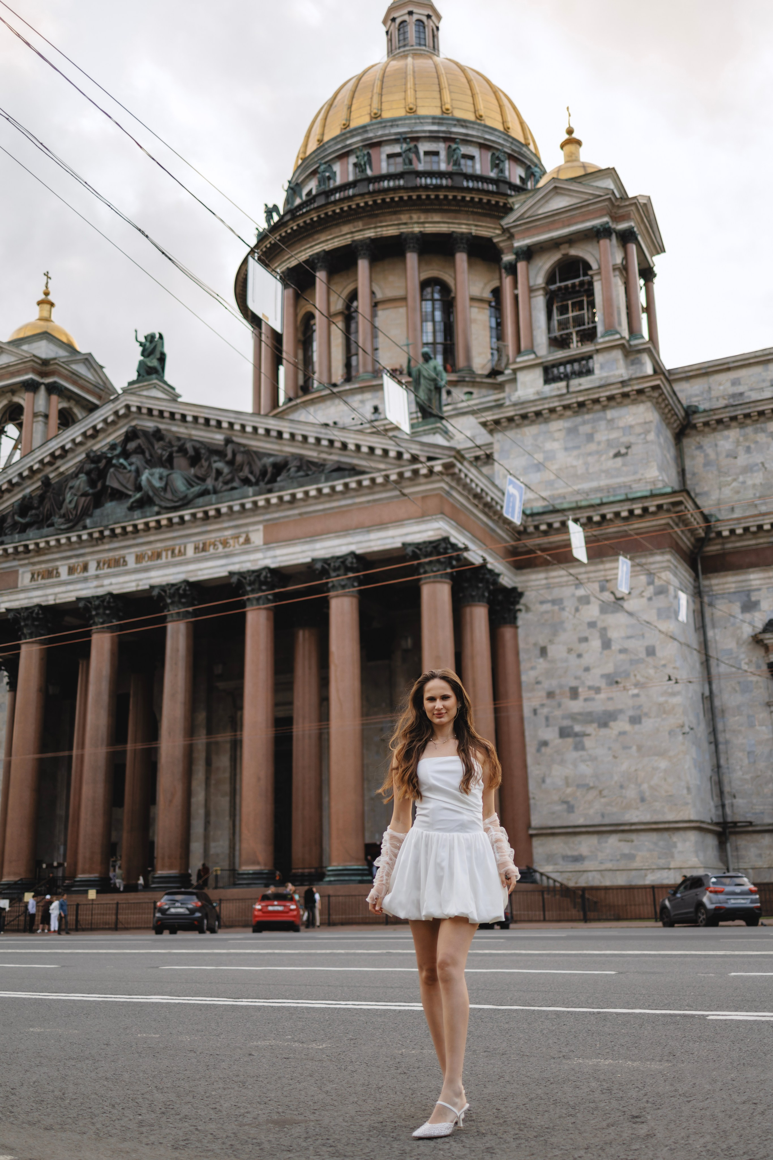 Руслан и Виолетта — Исаакий, Зимняя канавка. Боженова Елена фотограф Санкт-Петербург
